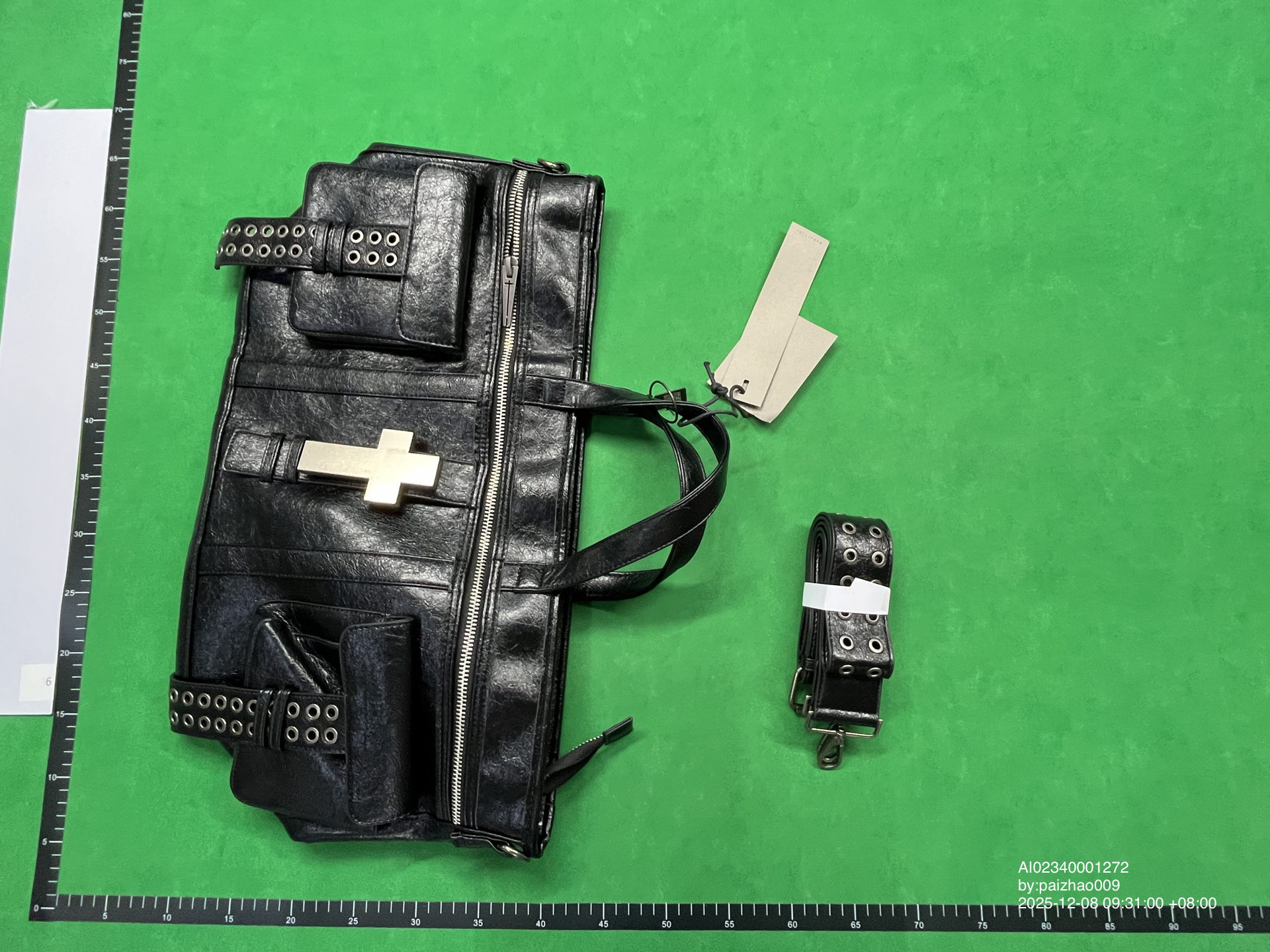 QC Photo - REBEL WAVE Leather Bag