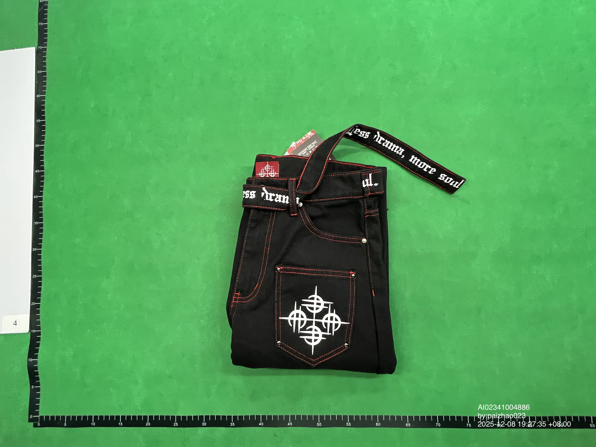 QC Photo - DETW Red Stitch Baggy Jeans