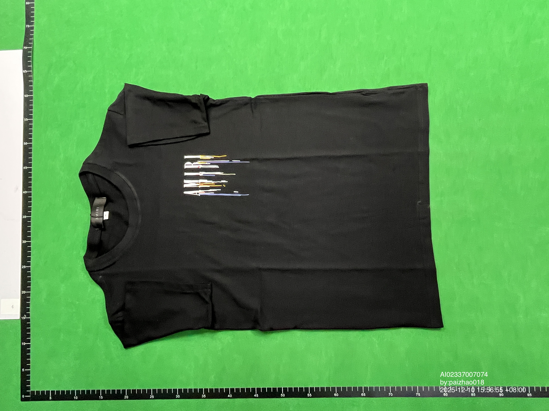 QC Photo - Amiri Dripping Paint Tee