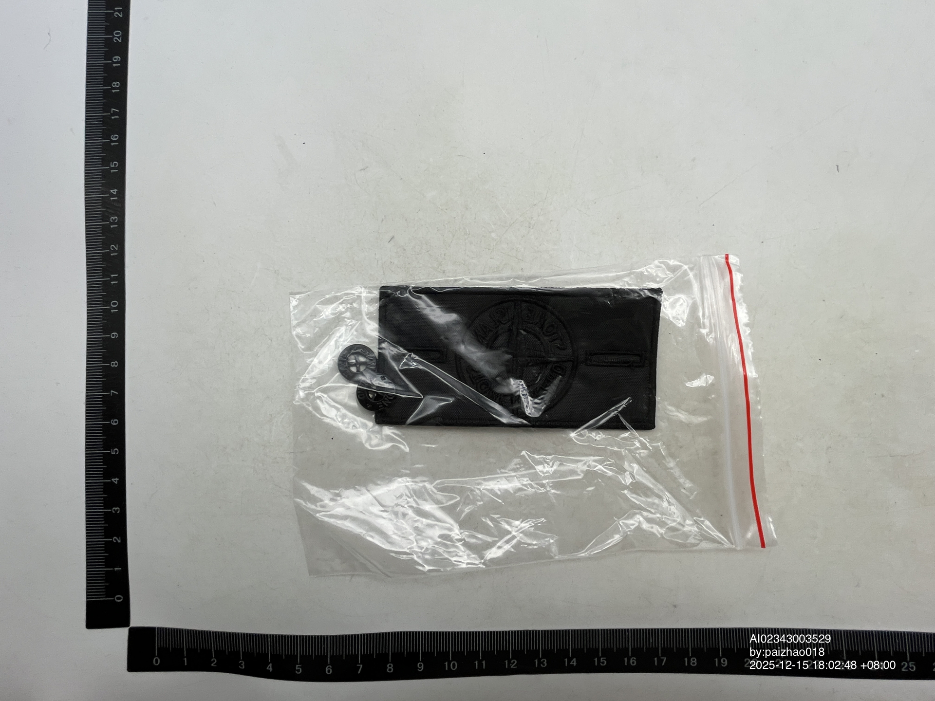 QC Photo - Glow In The Dark Stone Island Badges