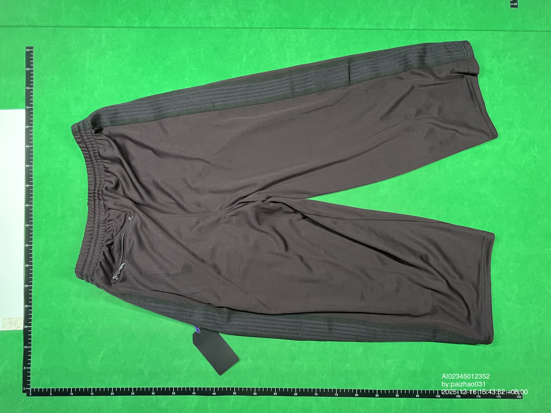 QC Photo - Butterfly embroidered wide-leg pants 1312