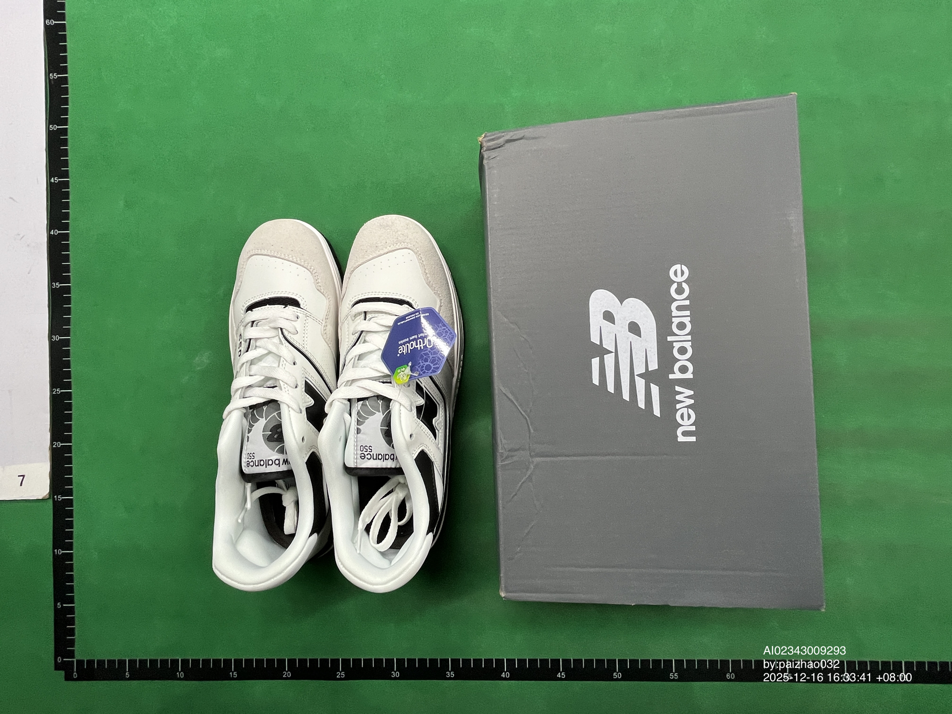 QC Photo - New Balance 550 Sea Salt Black