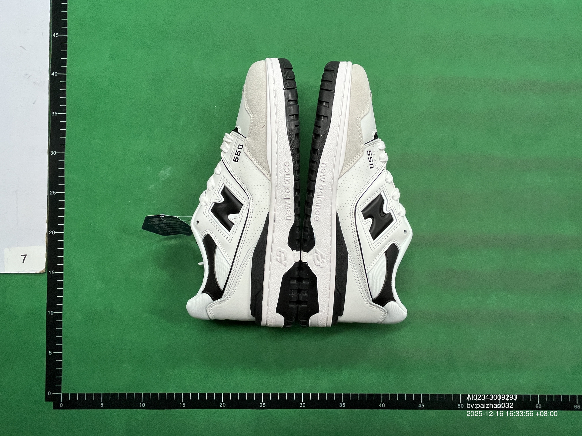 QC Photo - New Balance 550 Sea Salt Black