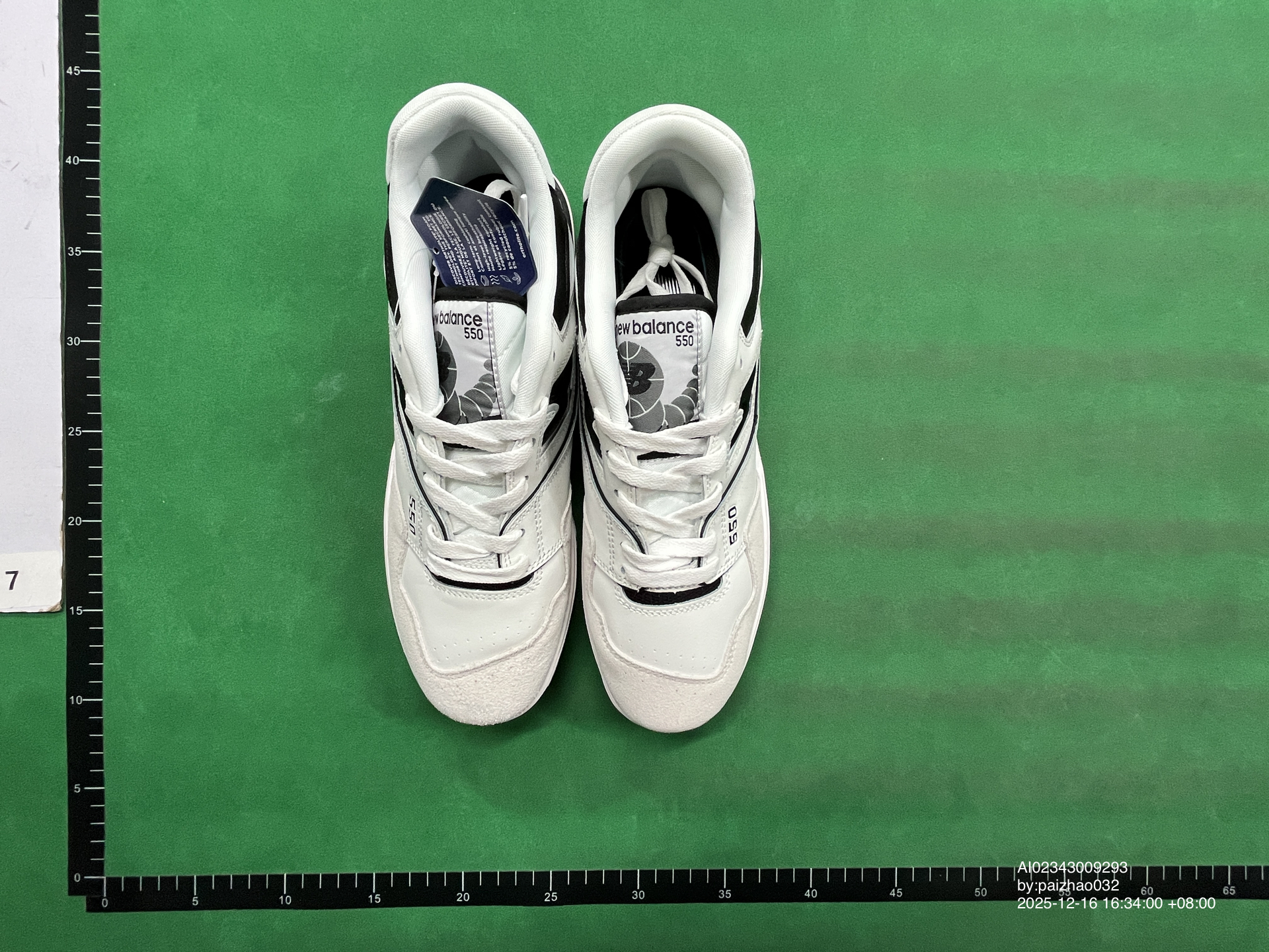 QC Photo - New Balance 550 Sea Salt Black