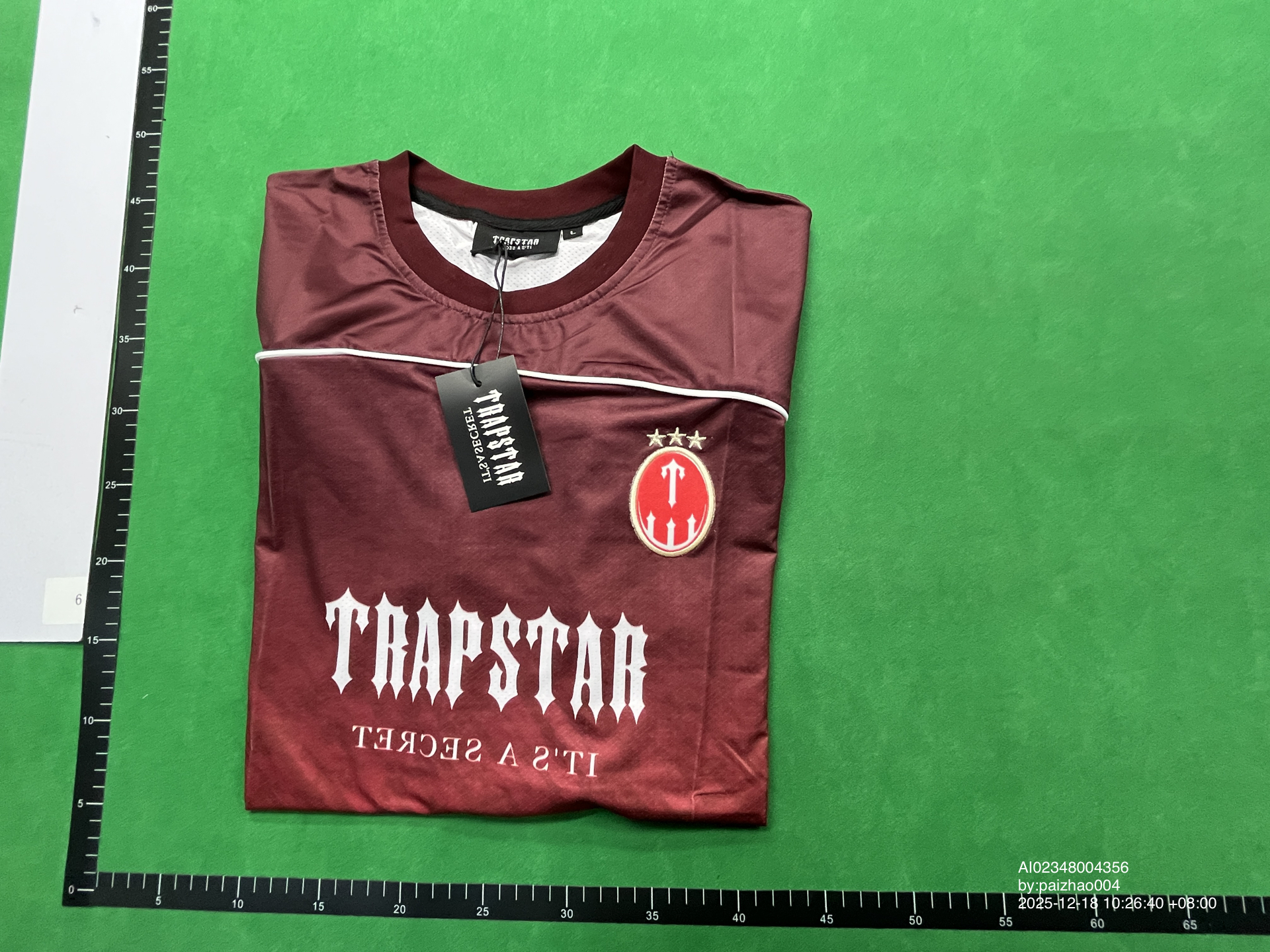 QC Photo - Trapstar Football Jerseys