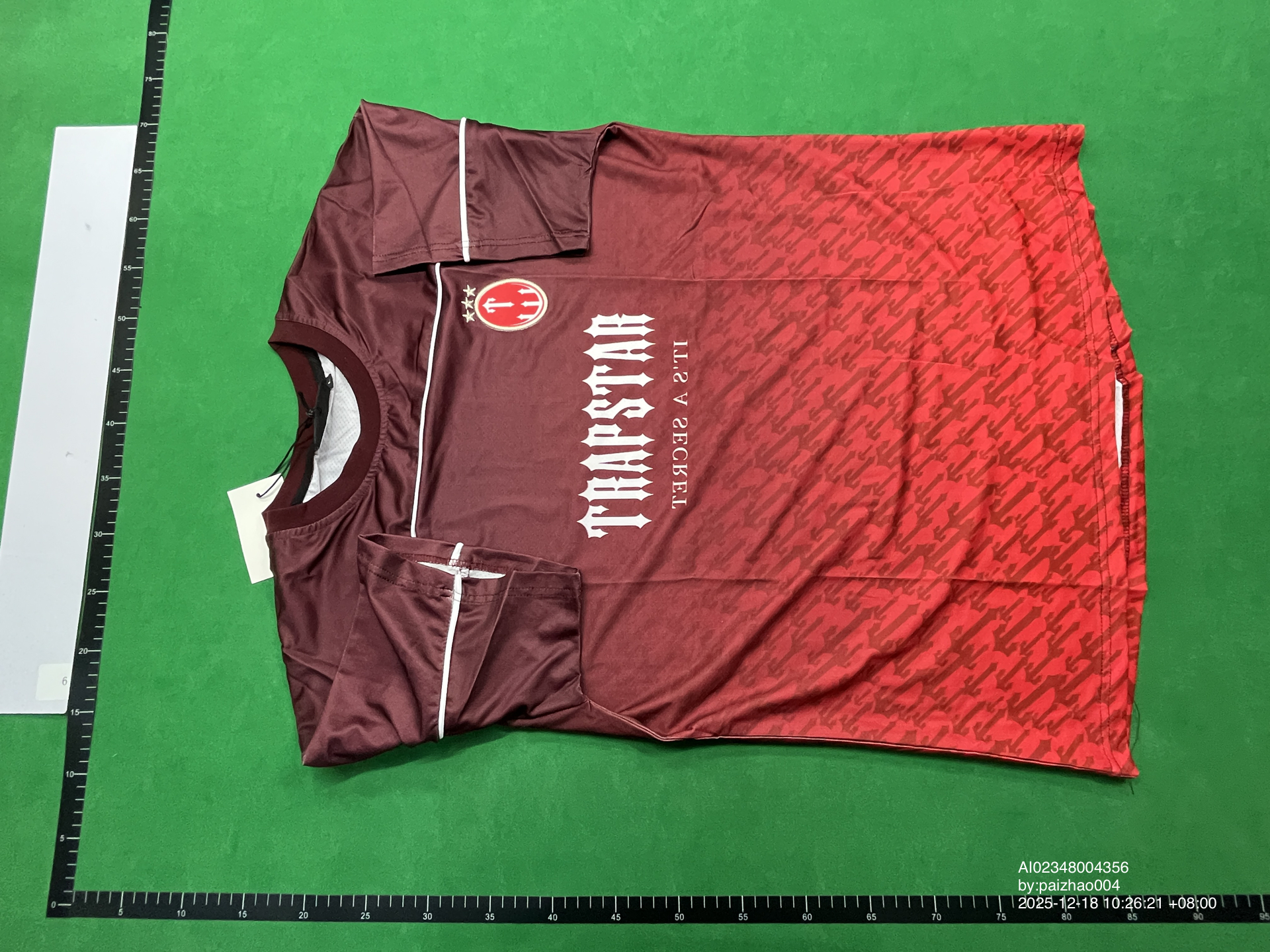 QC Photo - Trapstar Football Jerseys