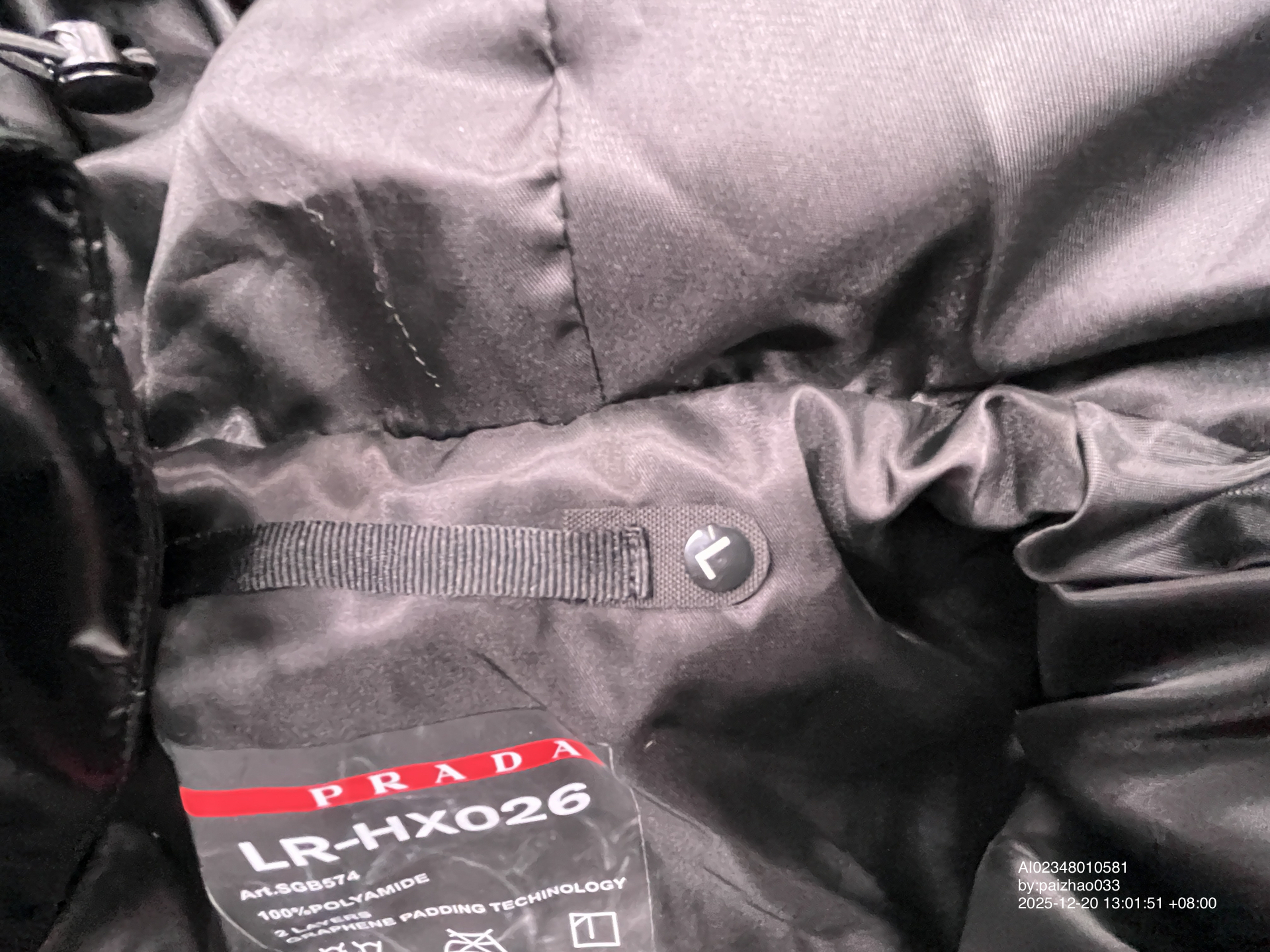 QC Photo - Prada Puffer Down Jacket