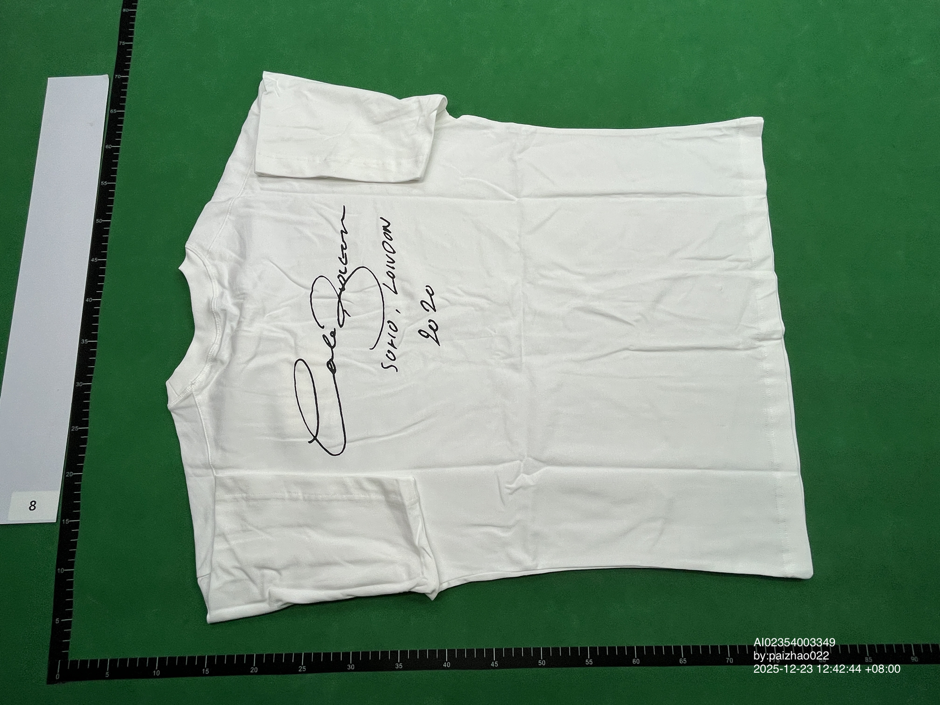 QC Photo - Short-sleeved collection in white