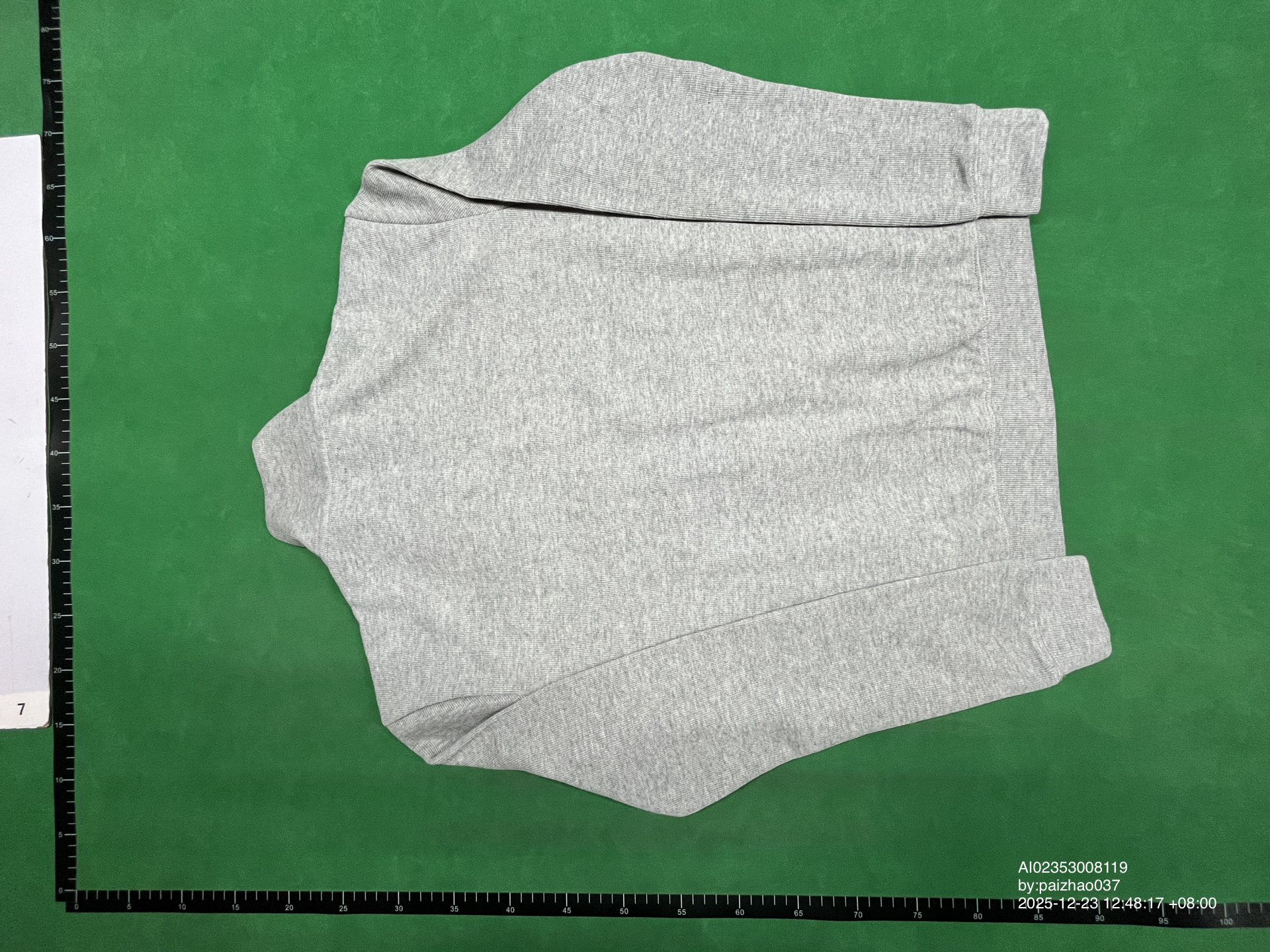 QC Photo - Long-sleeved coat with a zipper stand-up collar 4963