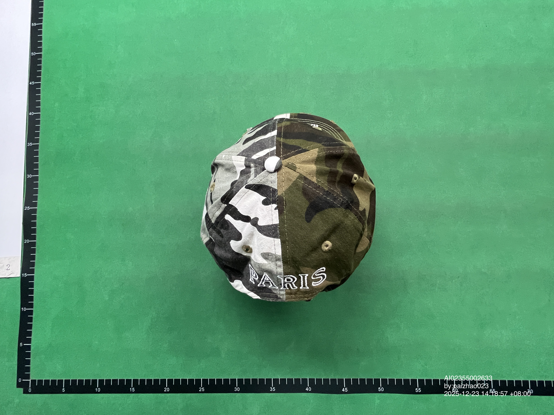 QC Photo - Alice Camo Rivet Cap