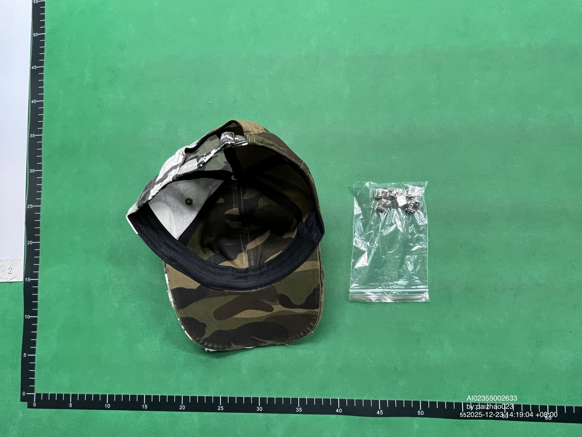 QC Photo - Alice Camo Rivet Cap