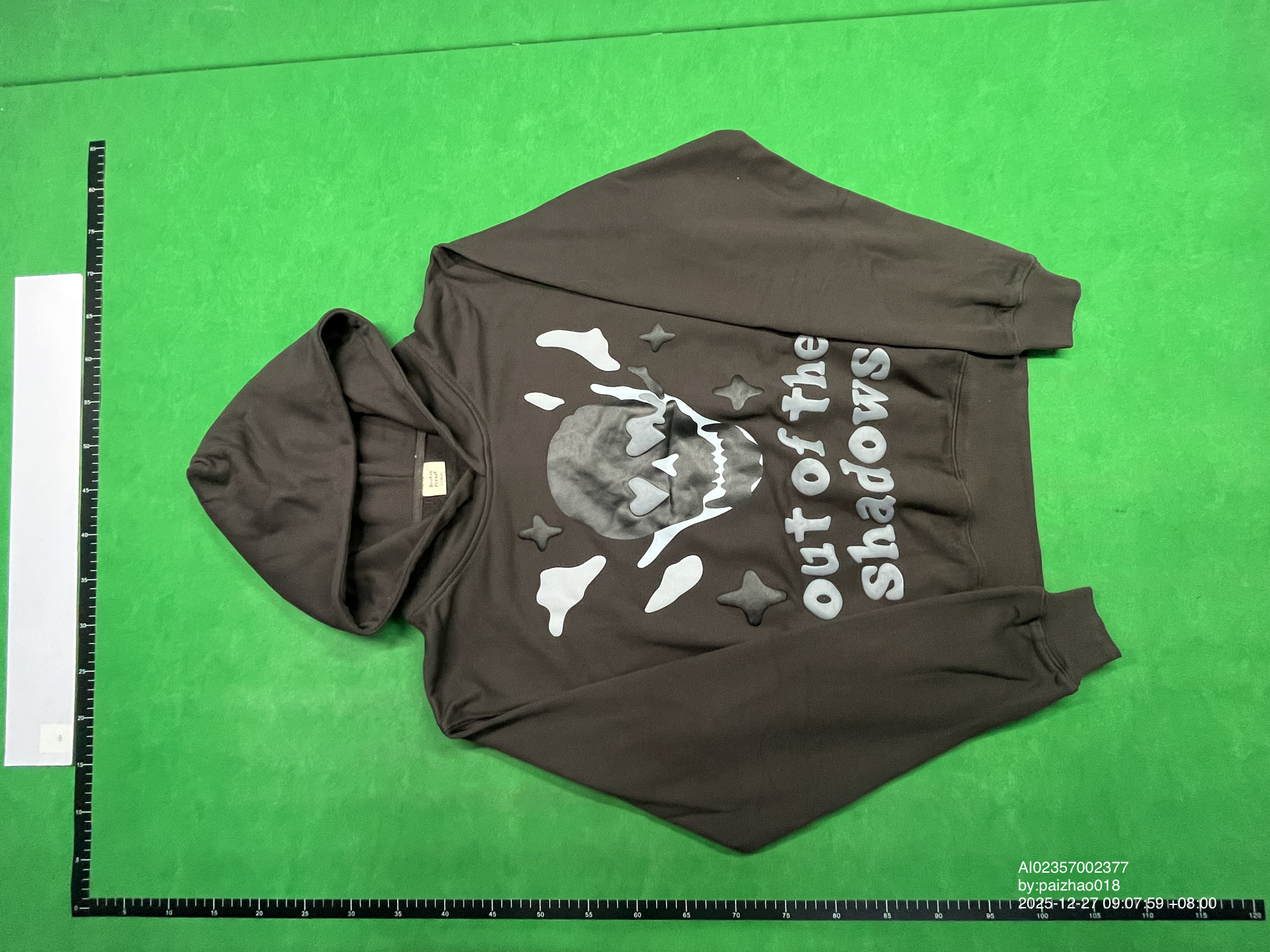 QC Photo - Broken Planet Market Out of the Shadows Hoodie Soot Black