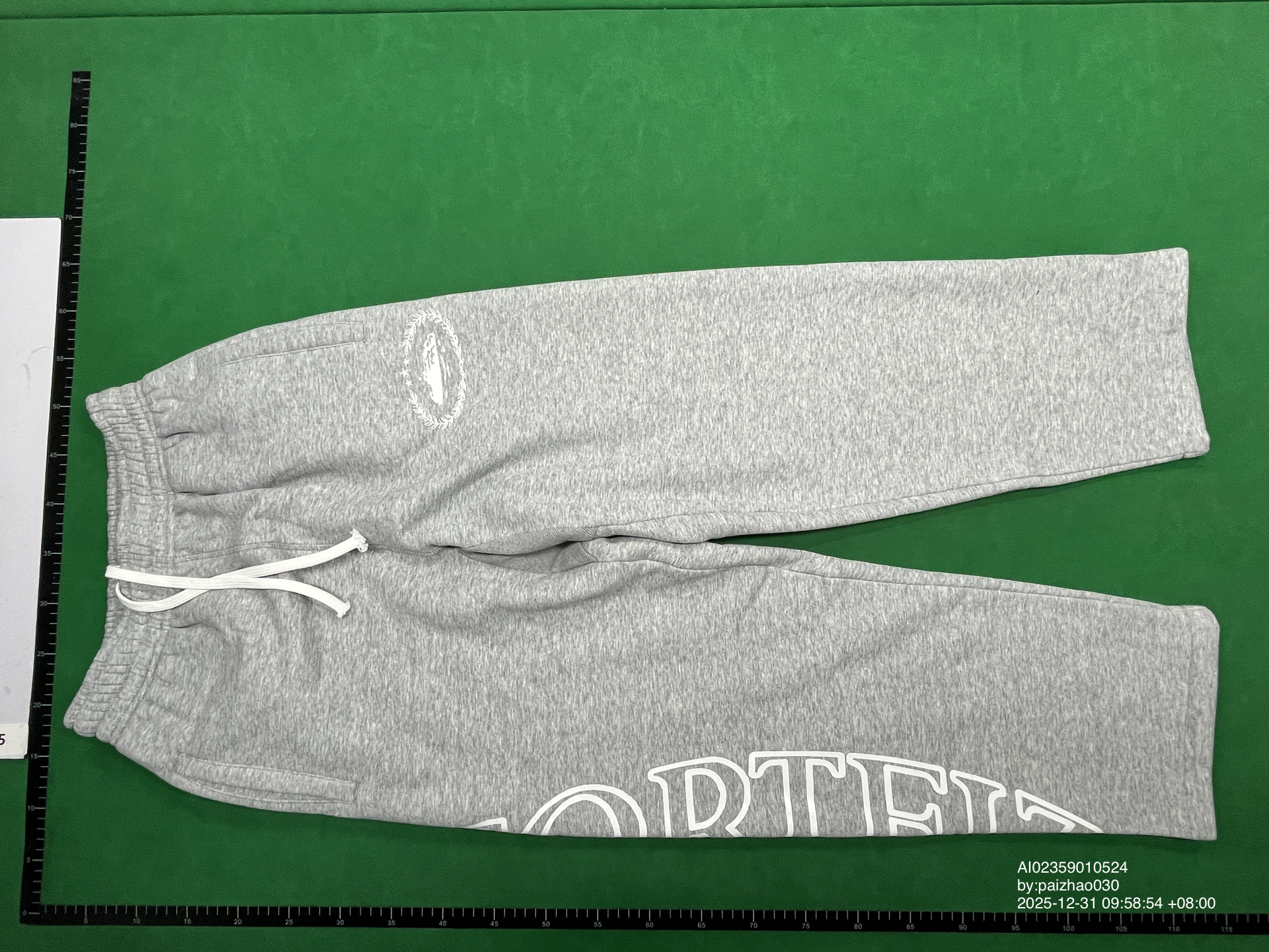 QC Photo - Grey zipper sweatshirt