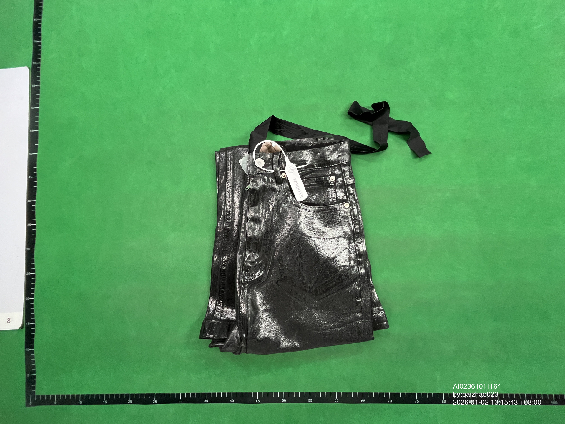 QC Photo - Rick Owens Waxed Flared Jeans