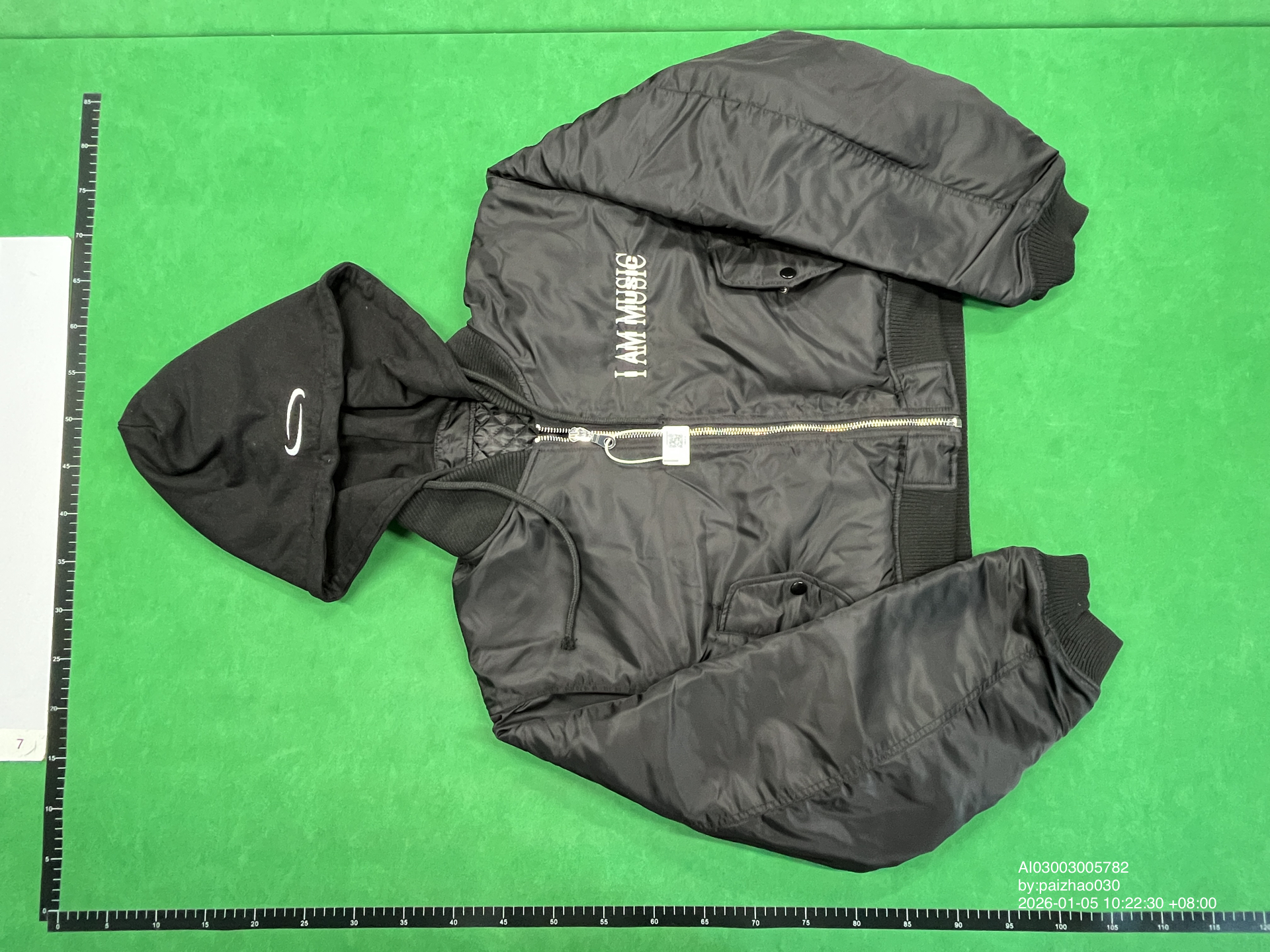 QC Photo - Playboi Carti I Am Music Cropped Bomber Jacket