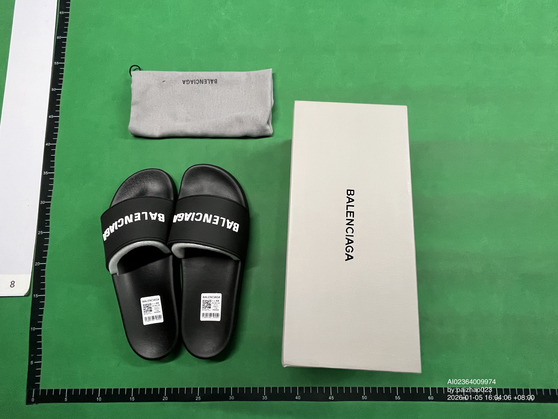 QC Photo - Balenciaga Pool Slides