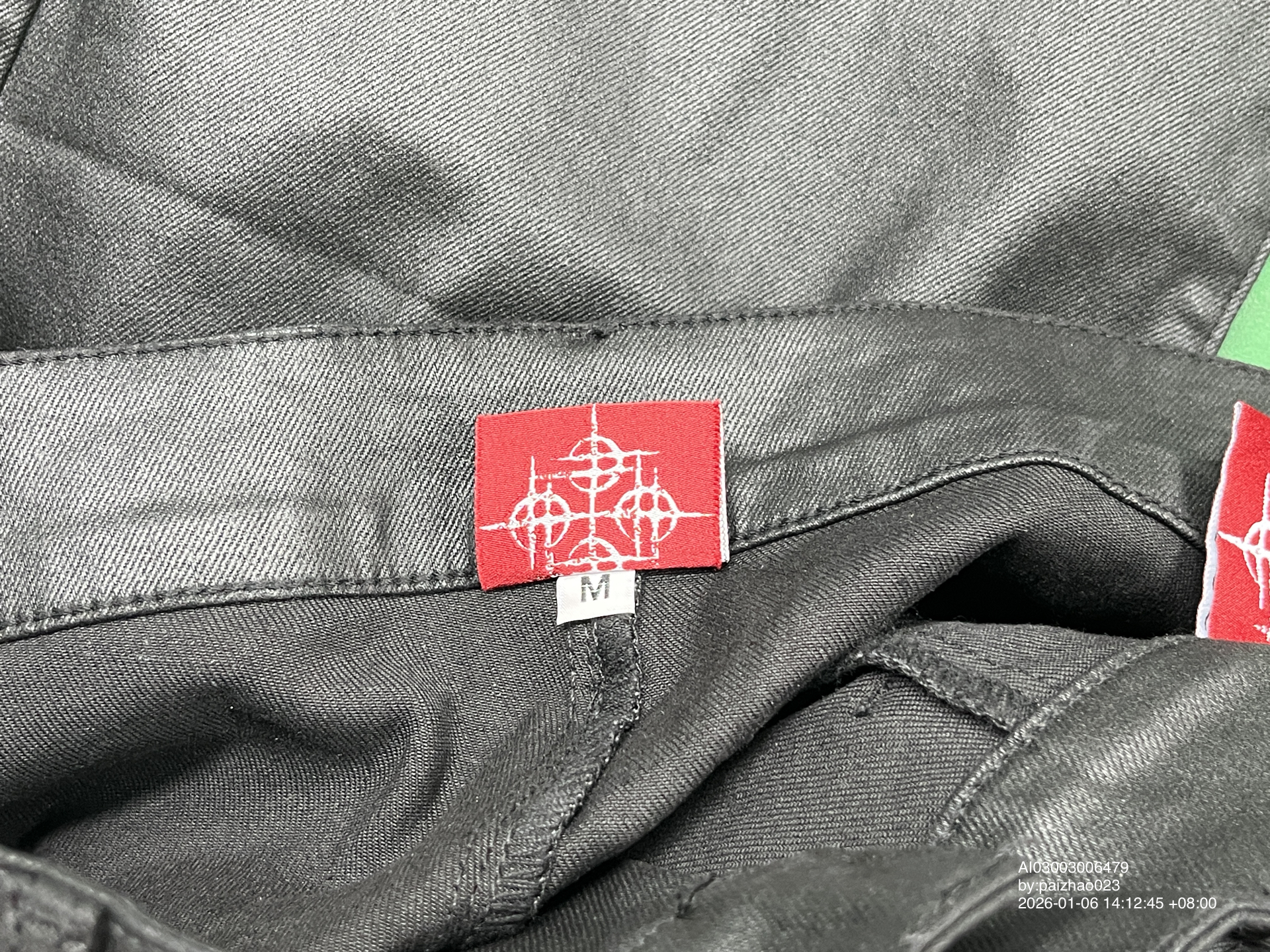 QC Photo - DETW 14oz Waxed Flared Leather Pants