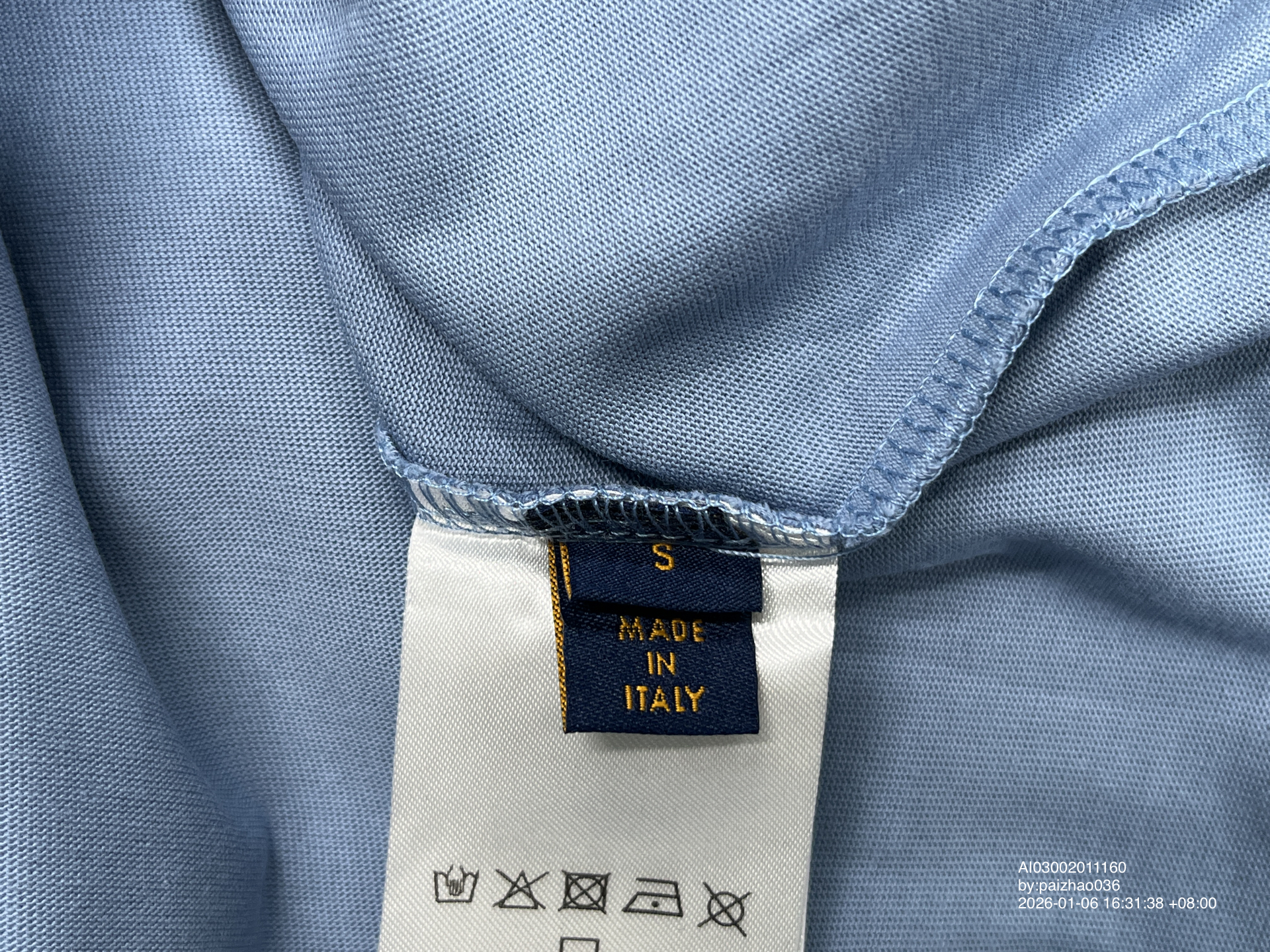 QC Photo - Louis Vuitton Embossed Logo Tee