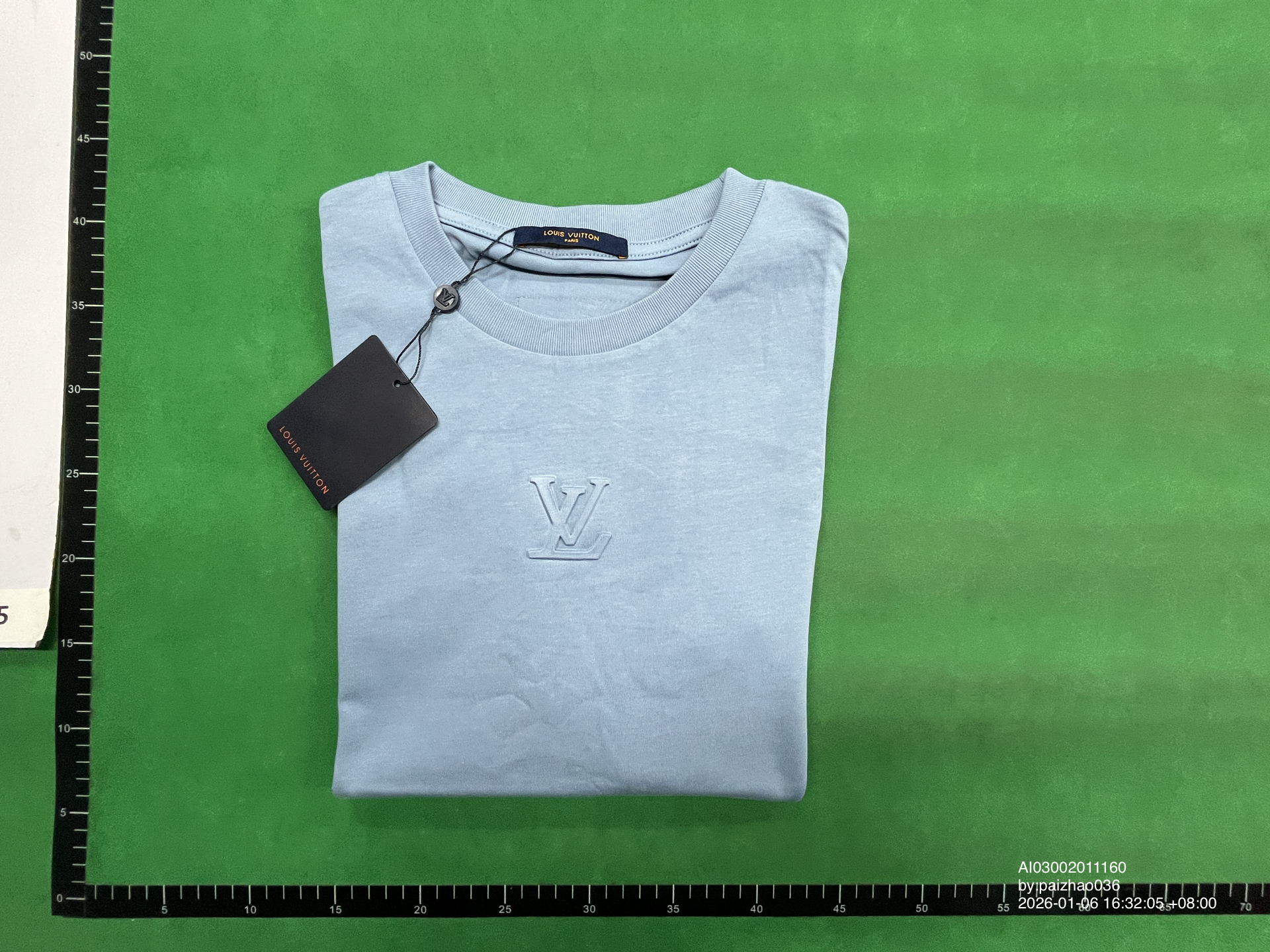 QC Photo - Louis Vuitton Embossed Logo Tee