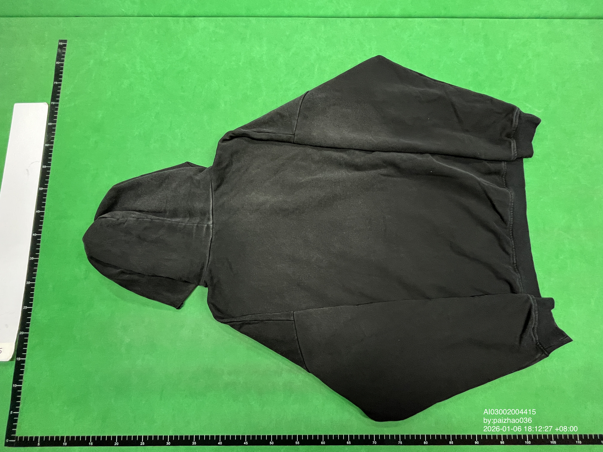 QC Photo - Unbranded Washed Blank Hoodies