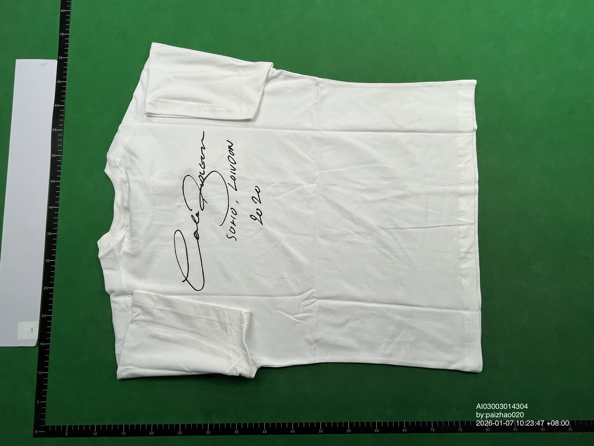 QC Photo - Short-sleeved collection in white