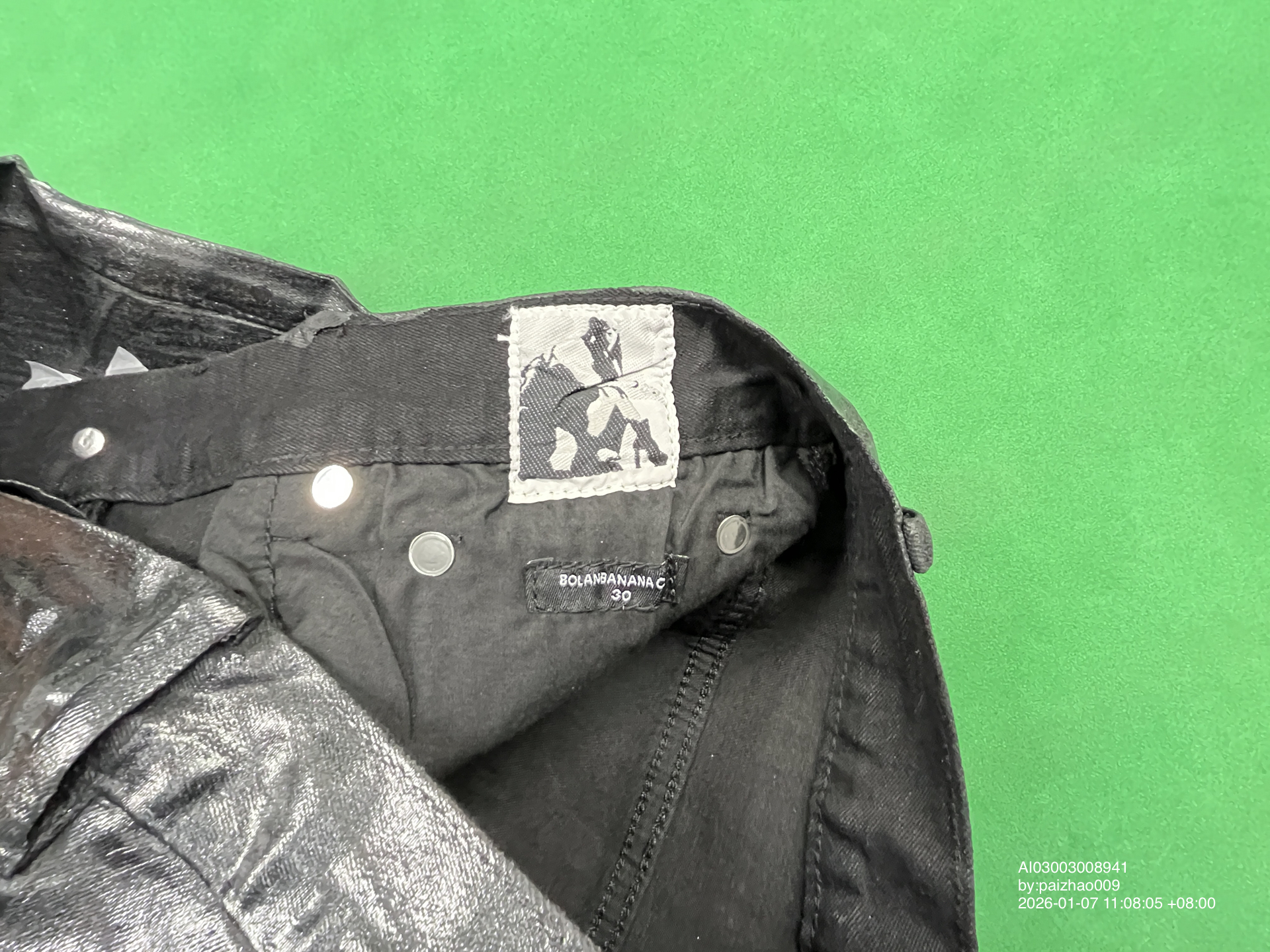 QC Photo - Rick Owens Waxed Flared Jeans