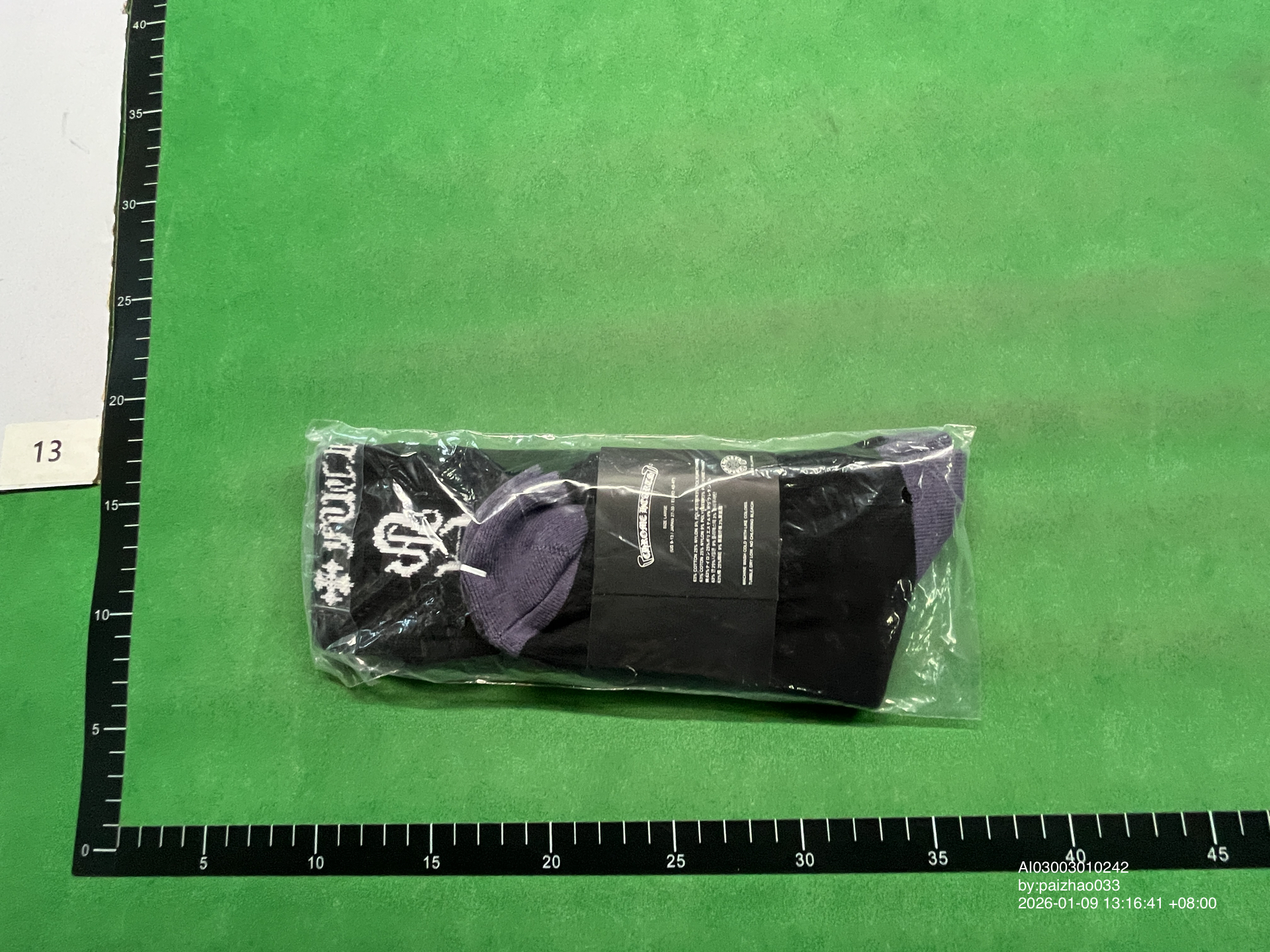 QC Photo - Chrome Hearts Socks #2