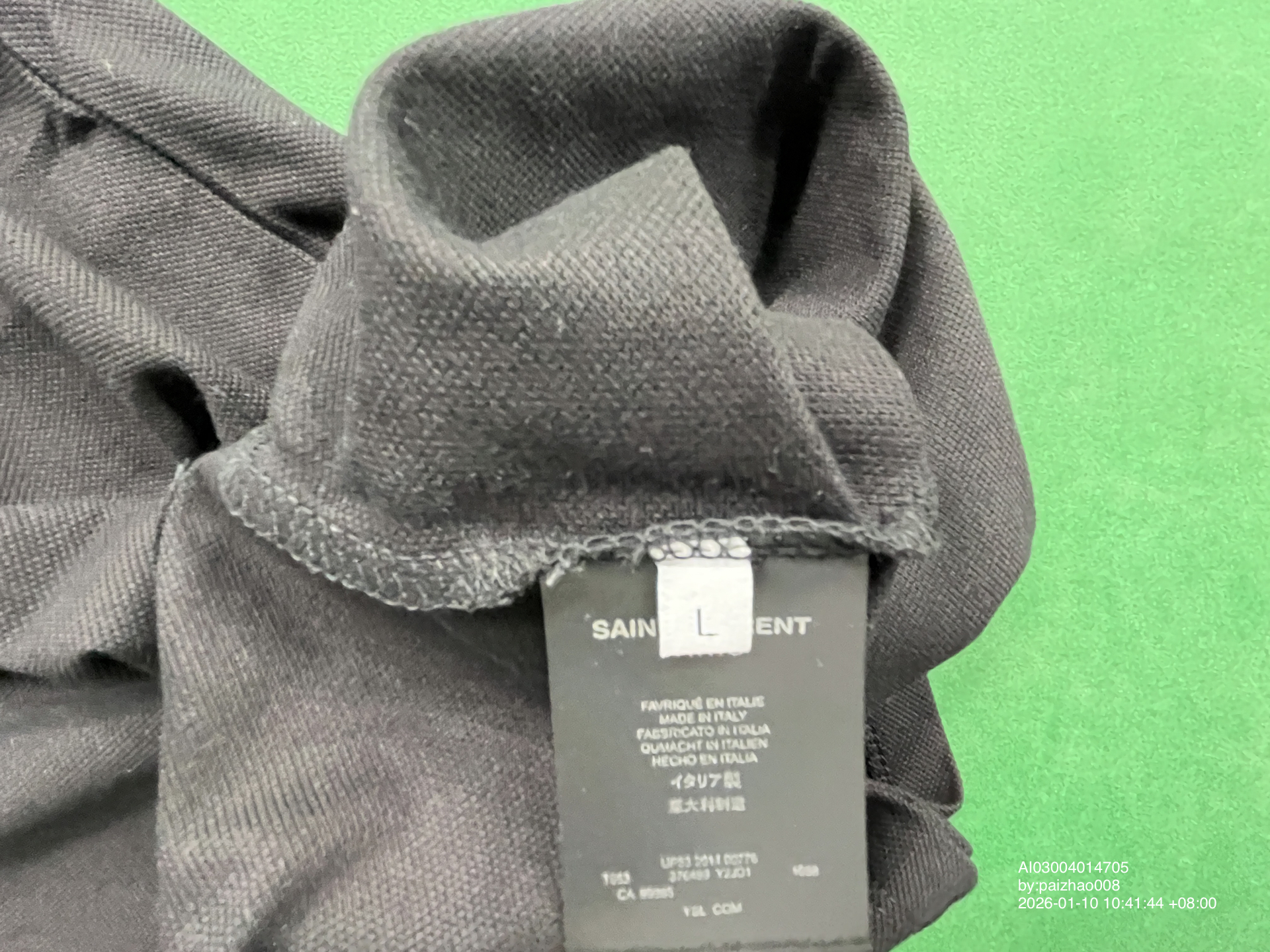 QC Photo - Saint Laurent Cassandre Small Logo Tee (2 Variants)