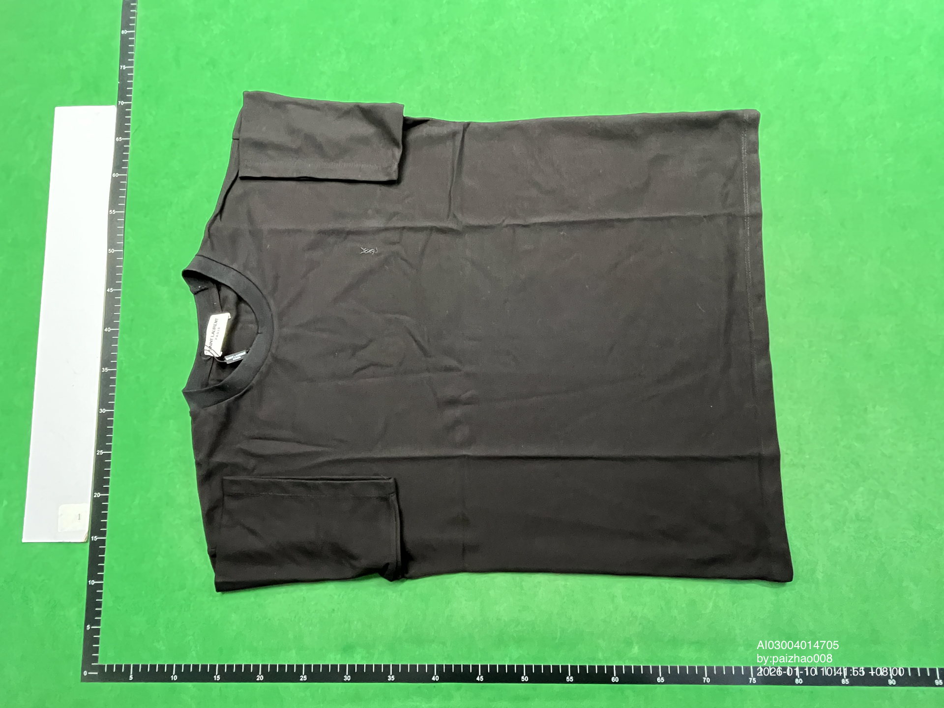 QC Photo - Saint Laurent Cassandre Small Logo Tee (2 Variants)