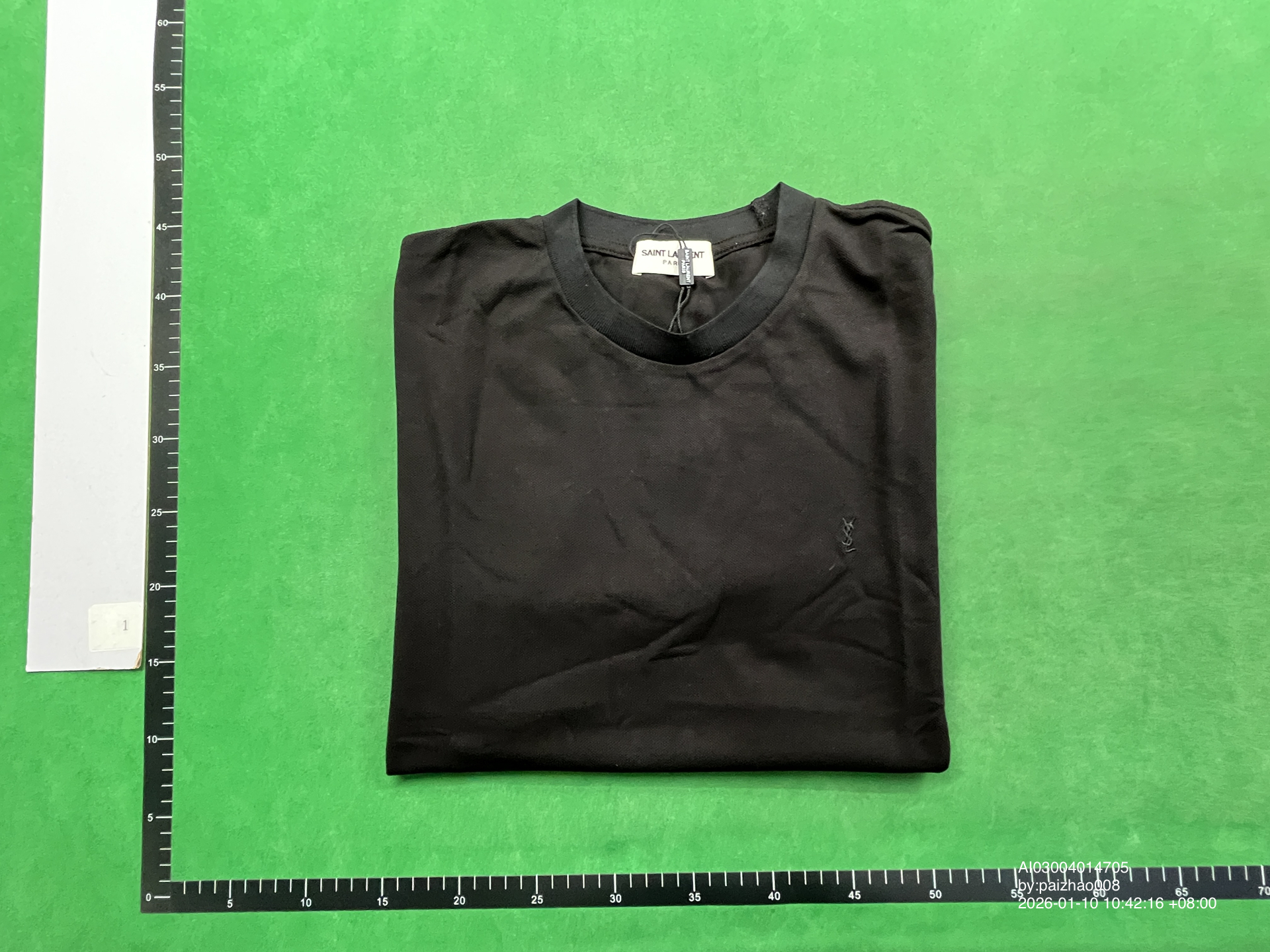 QC Photo - Saint Laurent Cassandre Small Logo Tee (2 Variants)