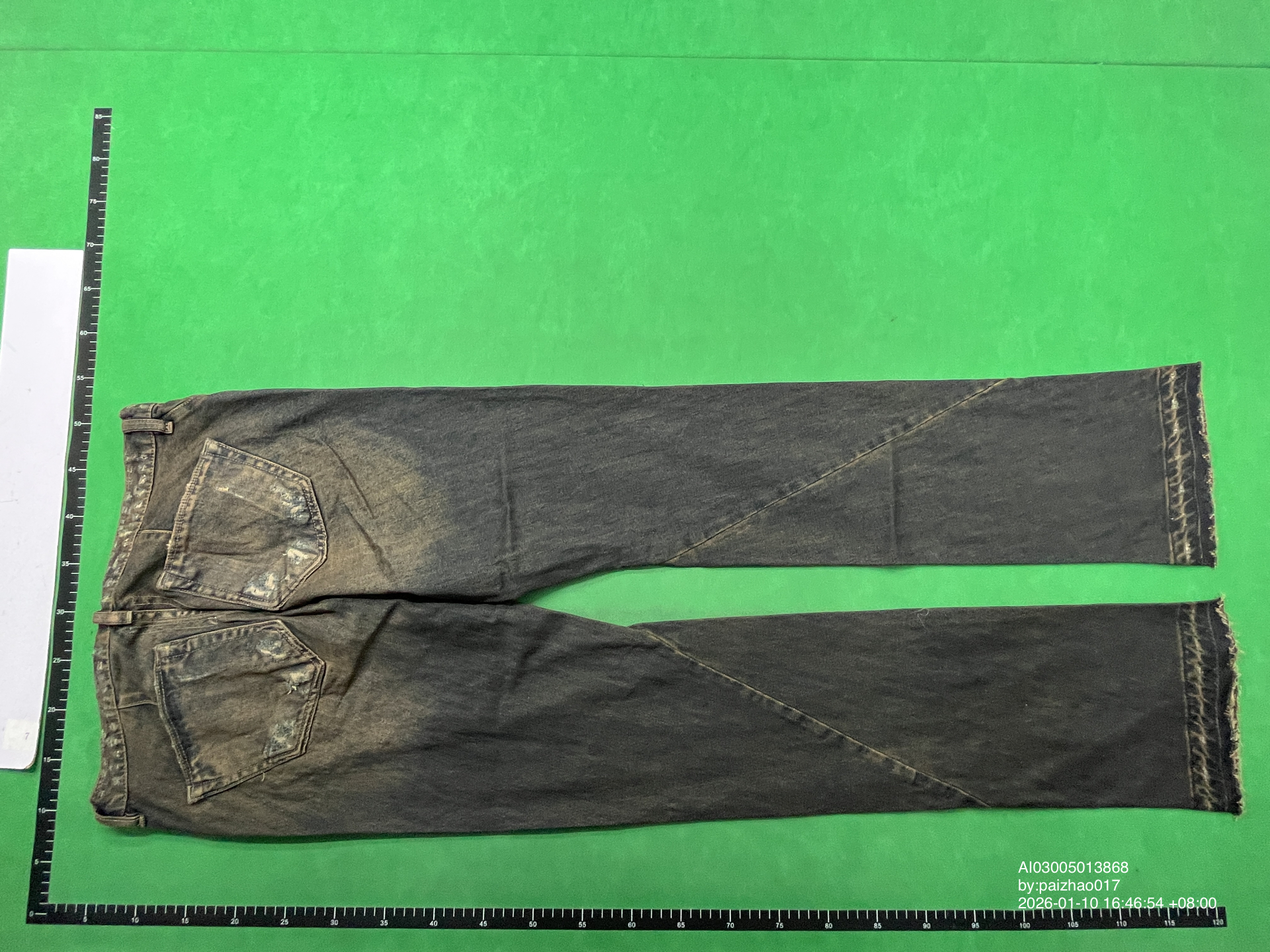 QC Photo - Rick Owens Spiral Denim Jeans