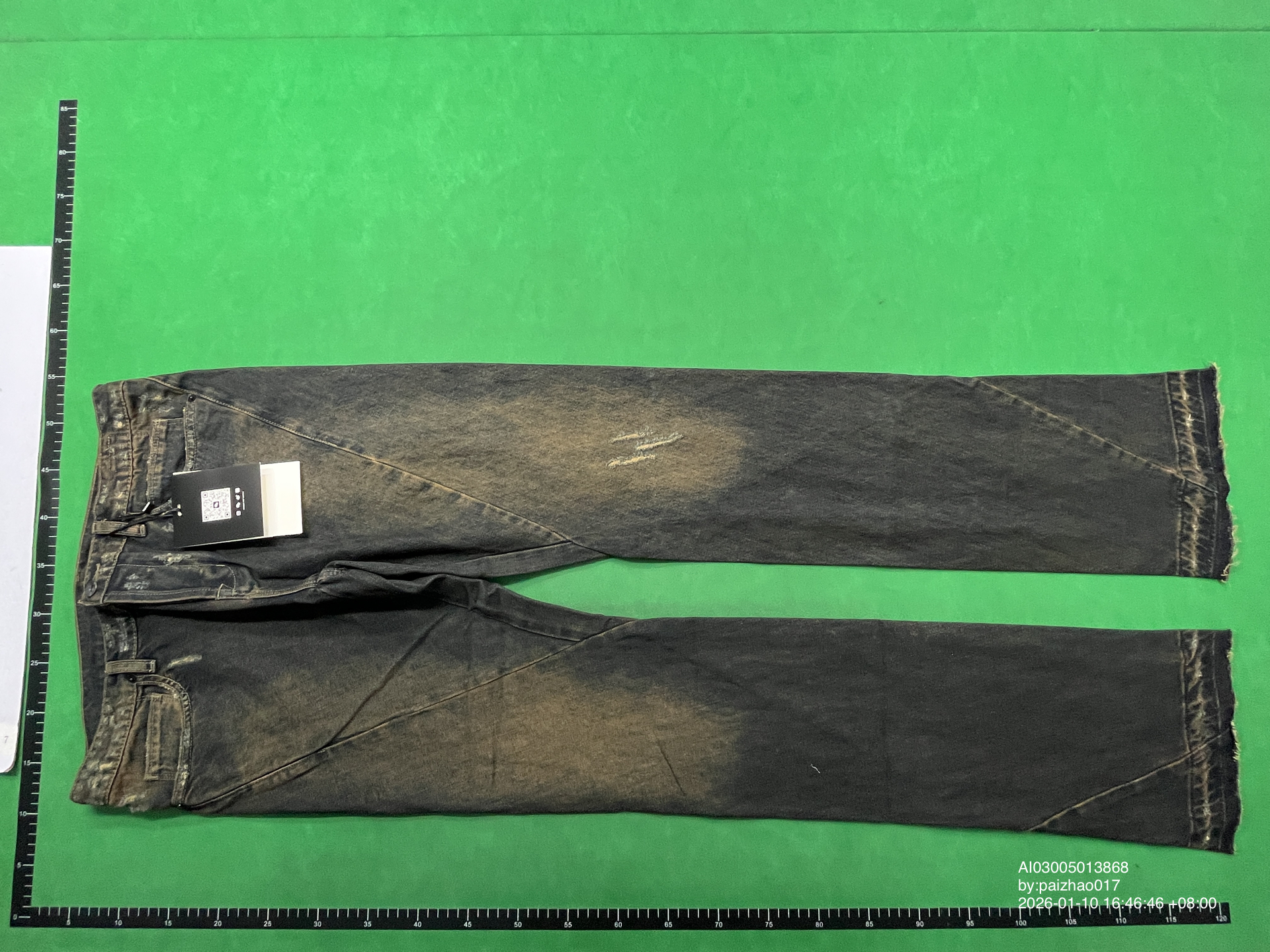 QC Photo - Rick Owens Spiral Denim Jeans