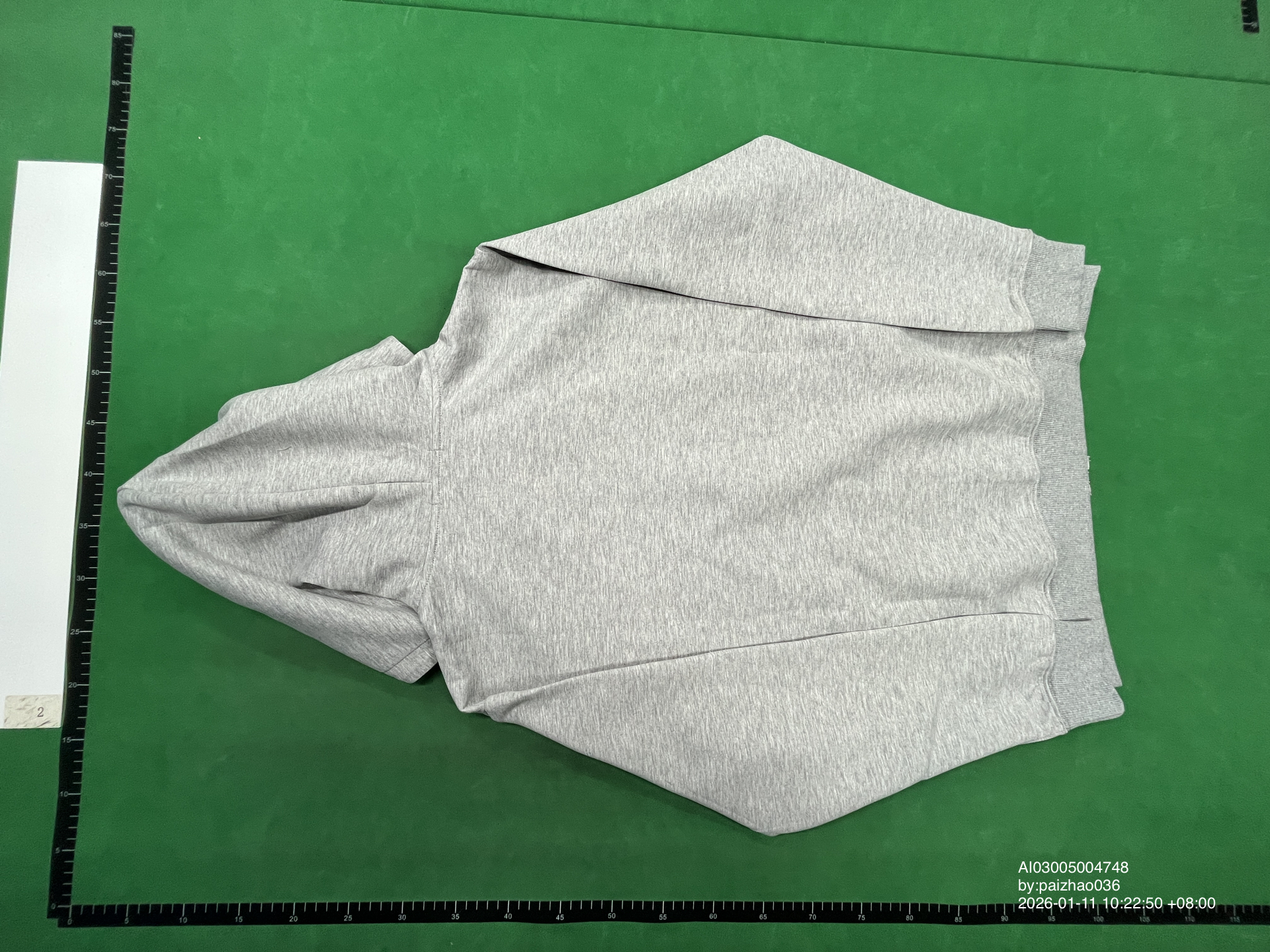 QC Photo - Miu Miu Boxy Fit Grey Zip-Up Hoodie
