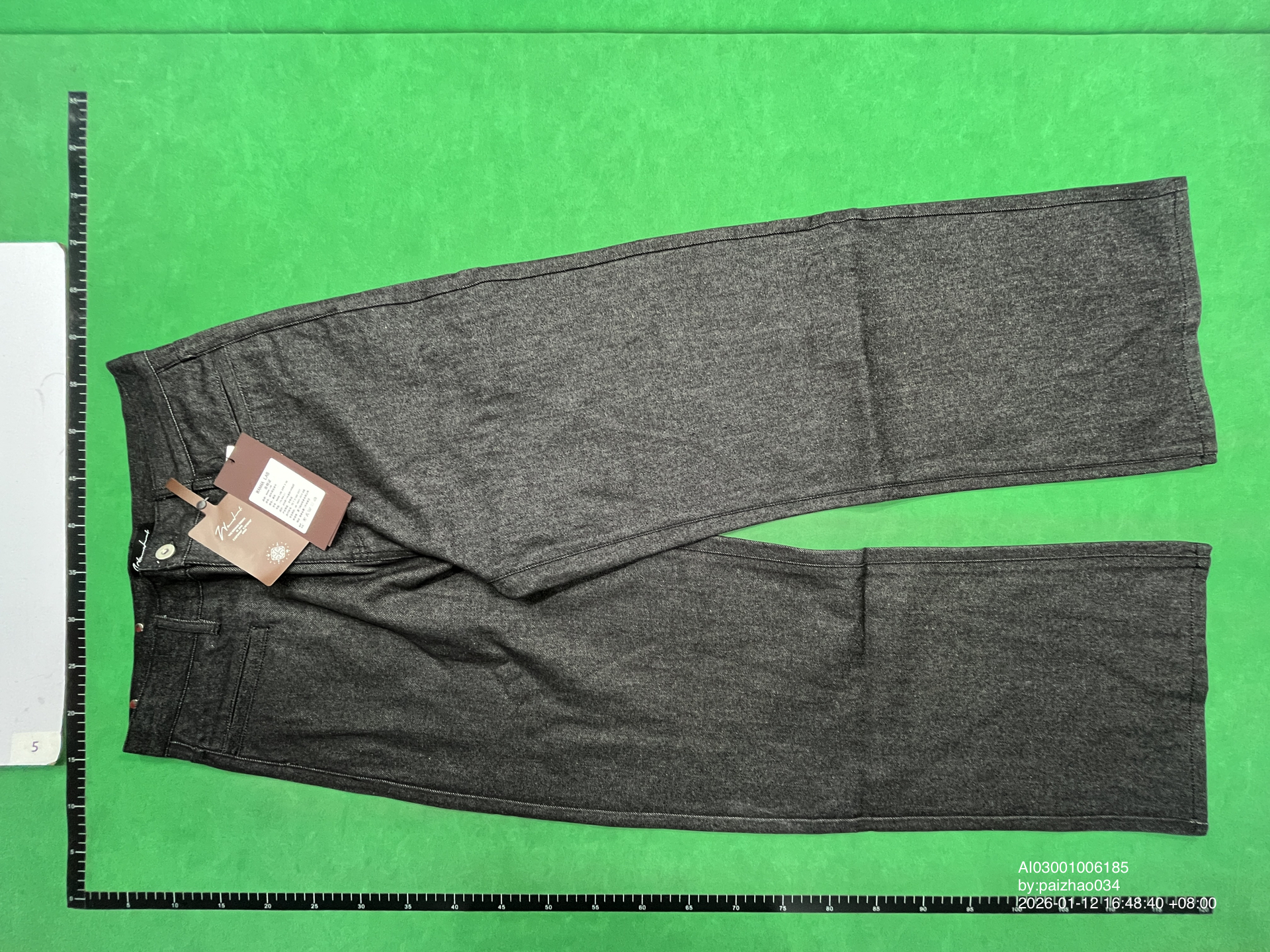 QC Photo - WANNA LAB 13oz Raw Denim Baggy Jeans