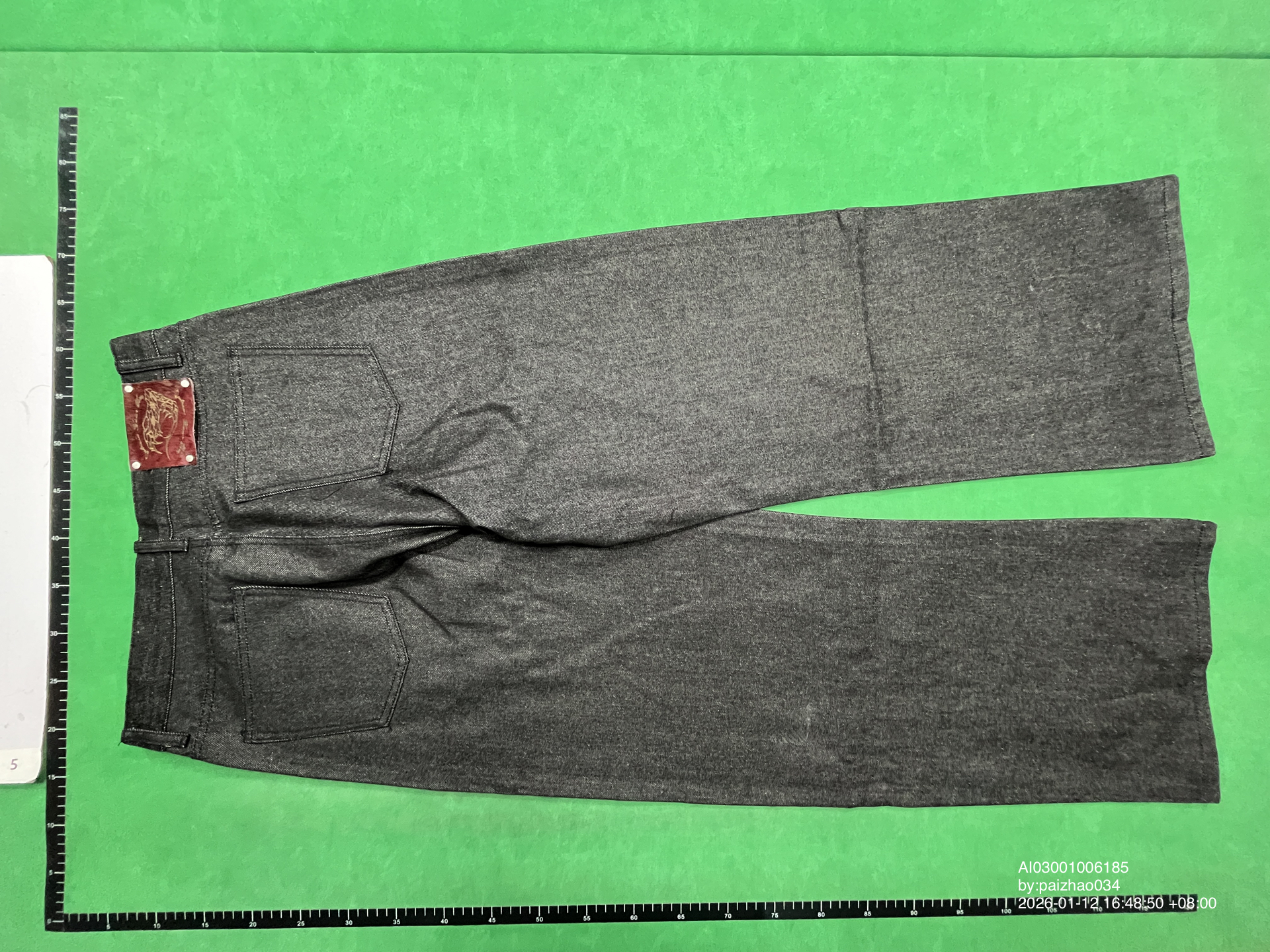 QC Photo - WANNA LAB 13oz Raw Denim Baggy Jeans