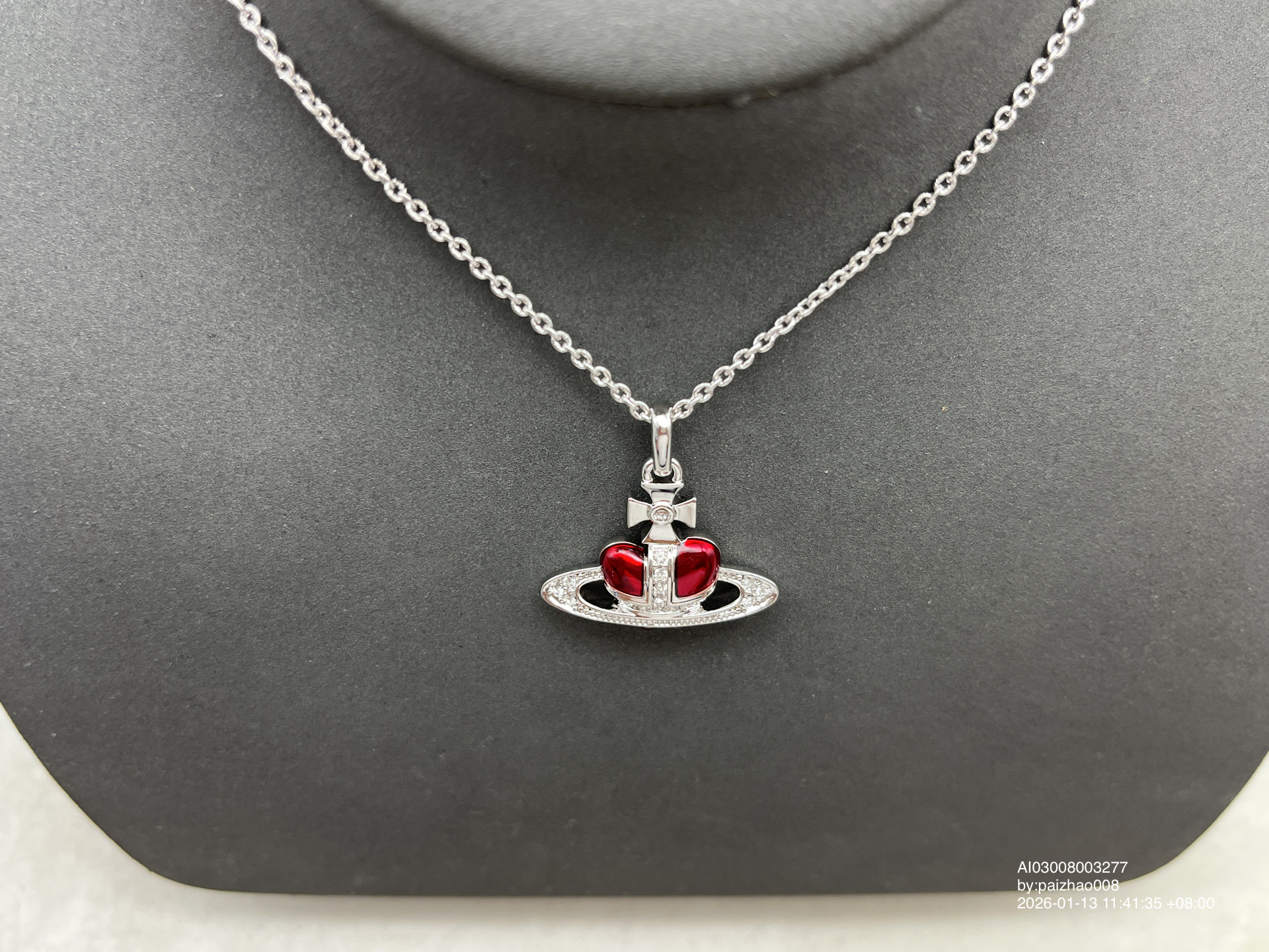 QC Photo - 2 options heart-shaped necklaces