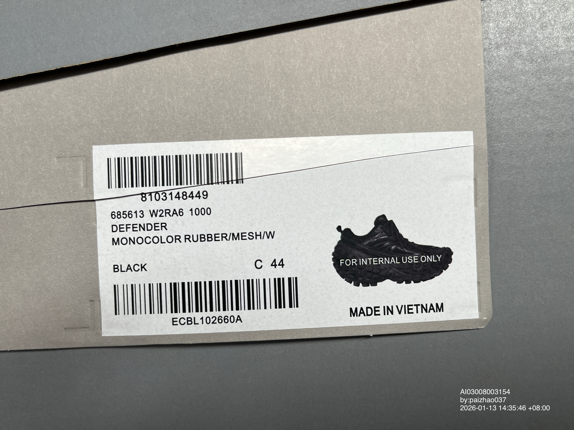 QC Photo - Balenciaga Defender (10 Colors)