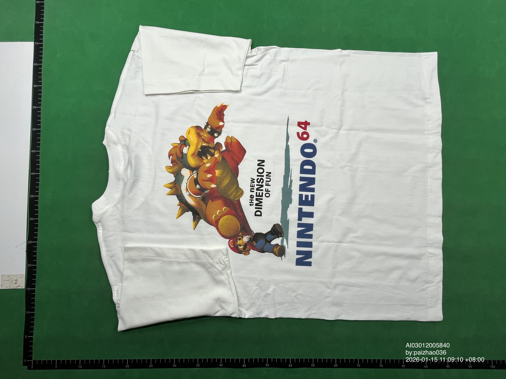 QC Photo - Vintage Super Mario 64 Tee