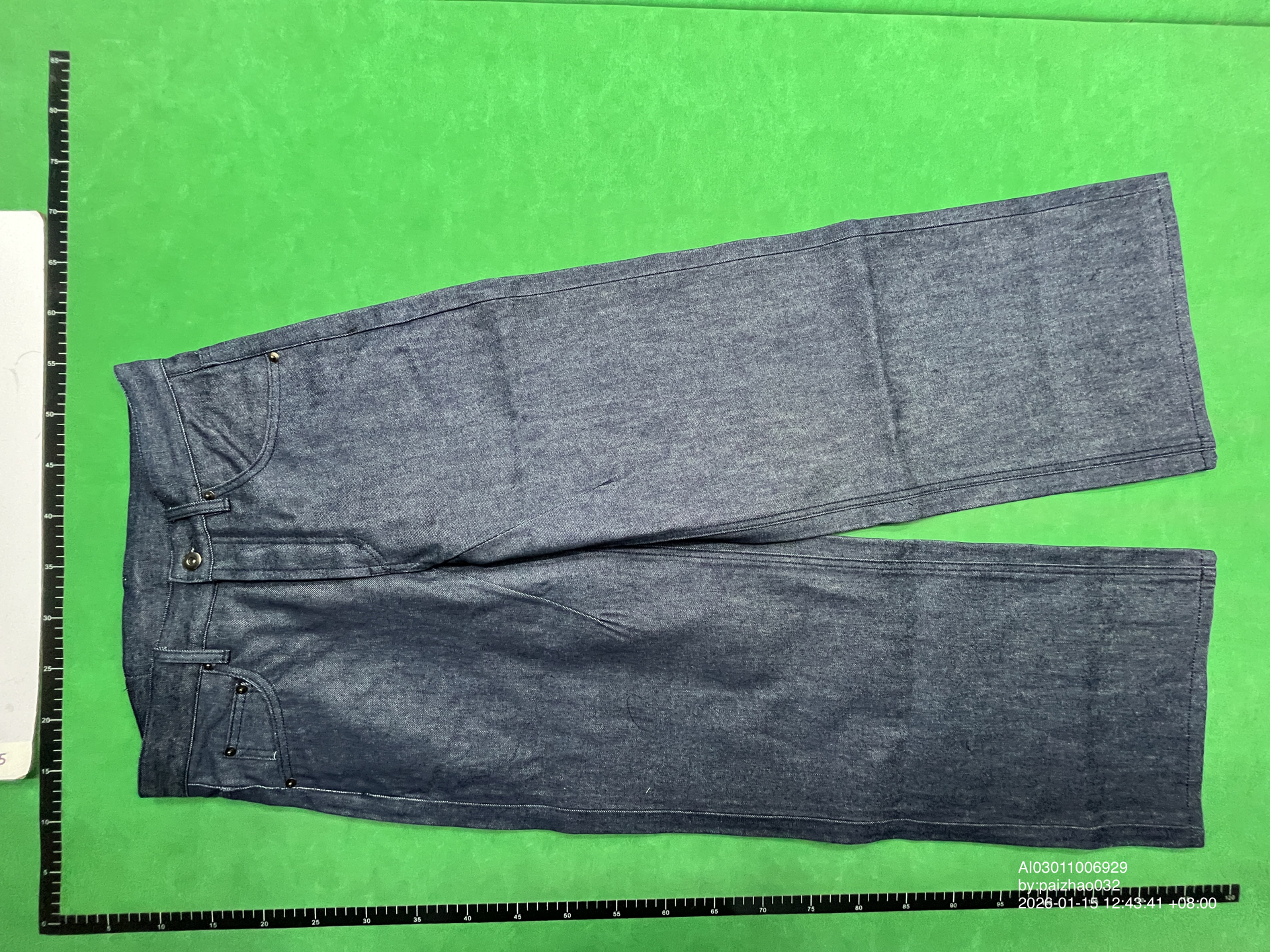 QC Photo - Firemade Raw Denim Selvedge Jeans Dark Blue