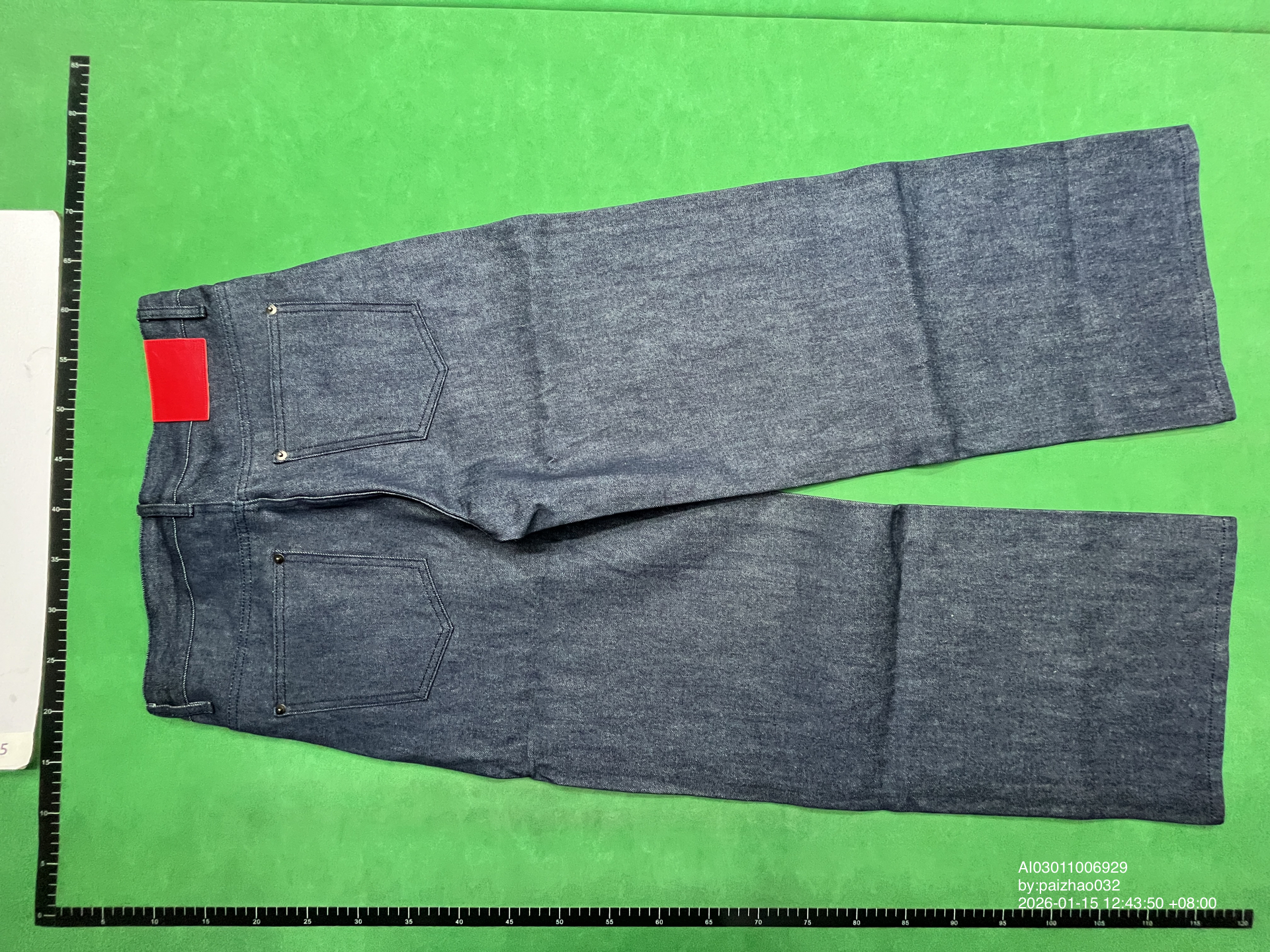 QC Photo - Firemade Raw Denim Selvedge Jeans Dark Blue