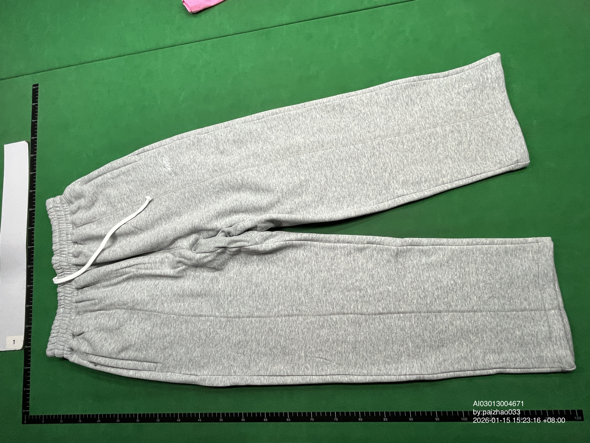 QC Photo - Grey zipper sweatshirt