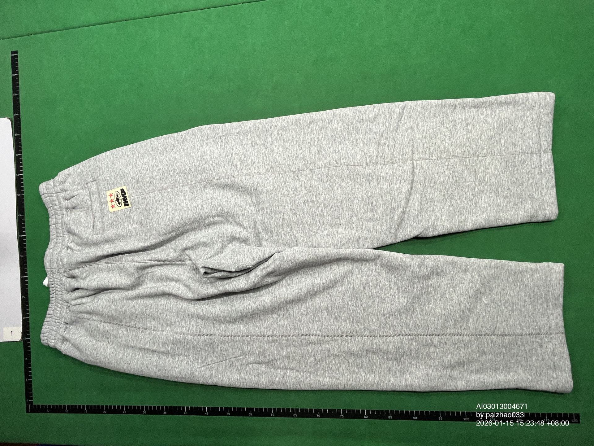 QC Photo - Grey zipper sweatshirt