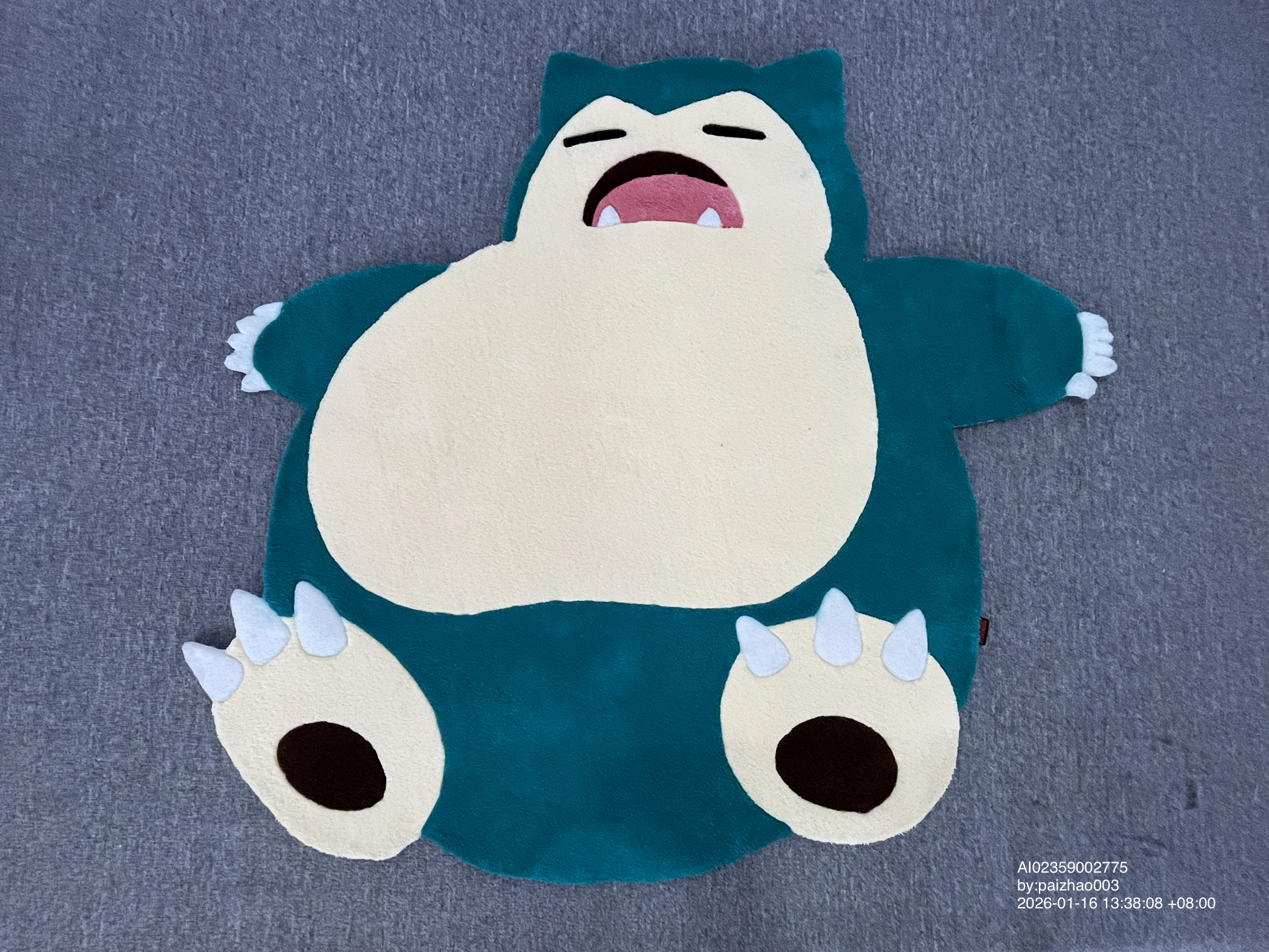 QC Photo - Snorlax Carpet