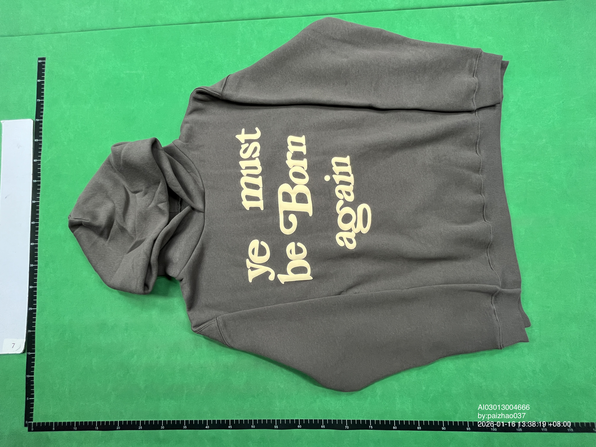 QC Photo - Ye Must Be Born Again Hoodie