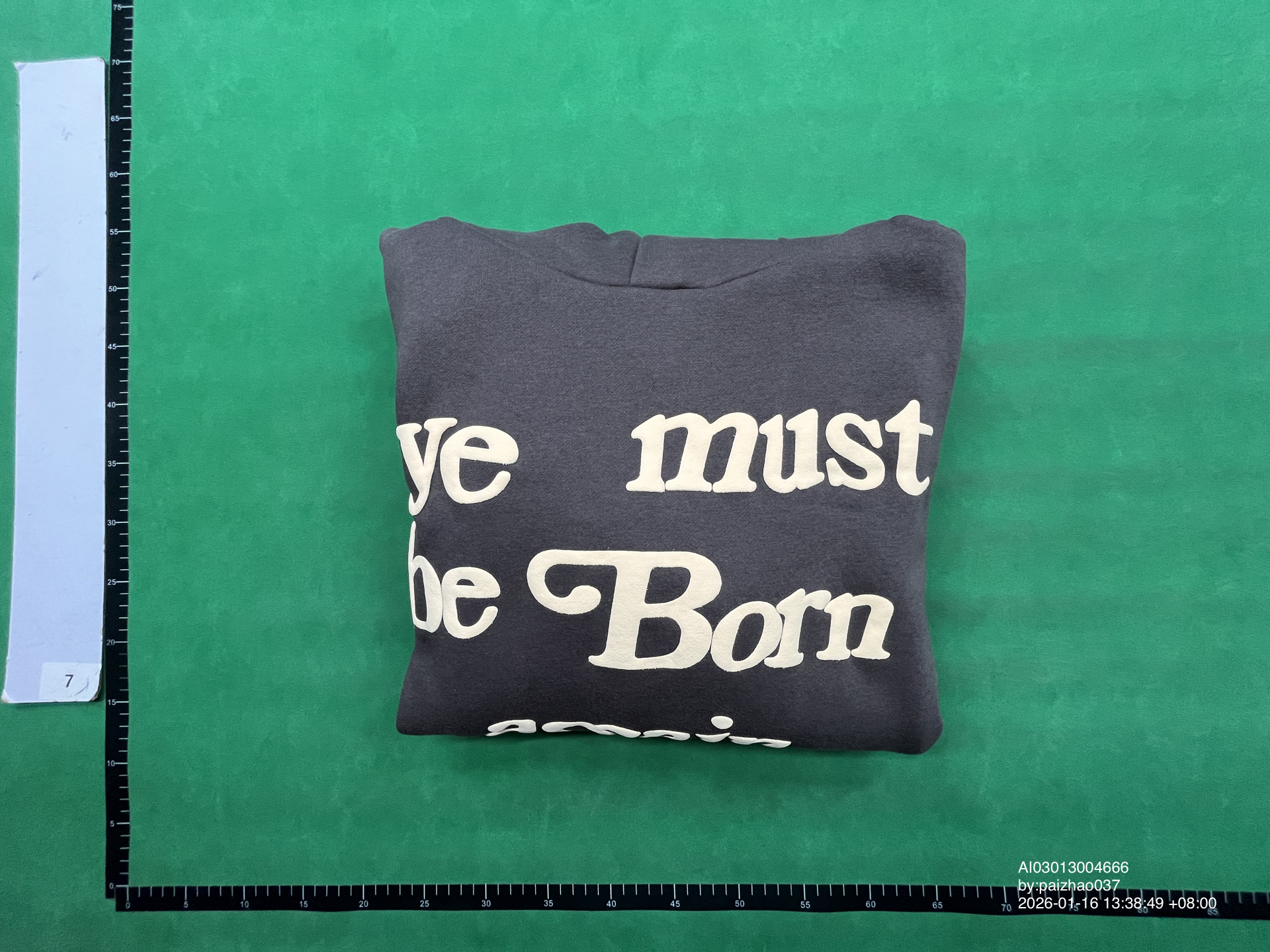 QC Photo - Ye Must Be Born Again Hoodie