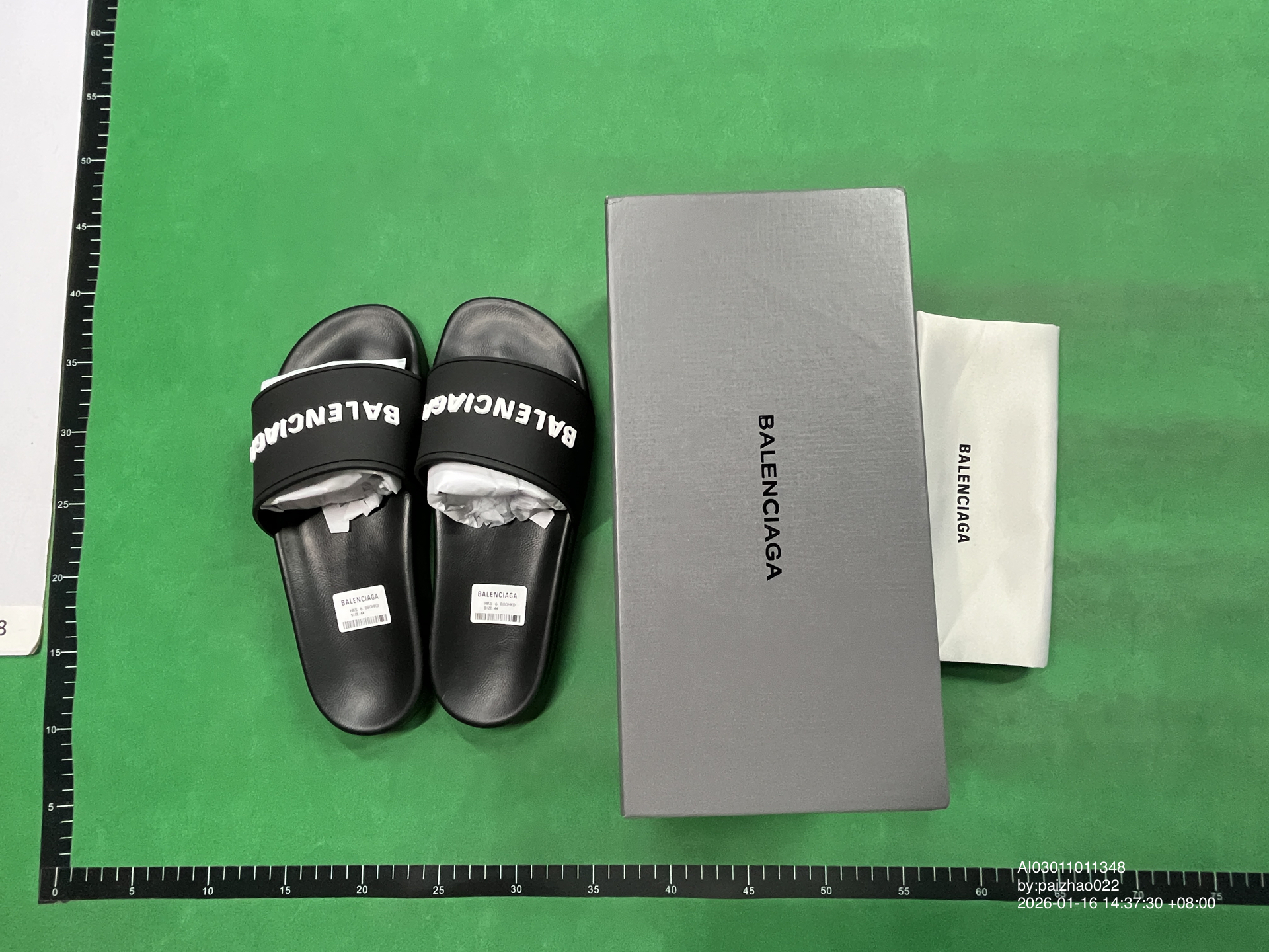 QC Photo - Balenciaga Pool Slides