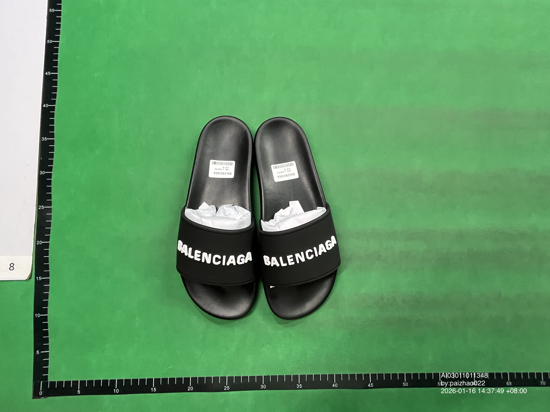 QC Photo - Balenciaga Pool Slides