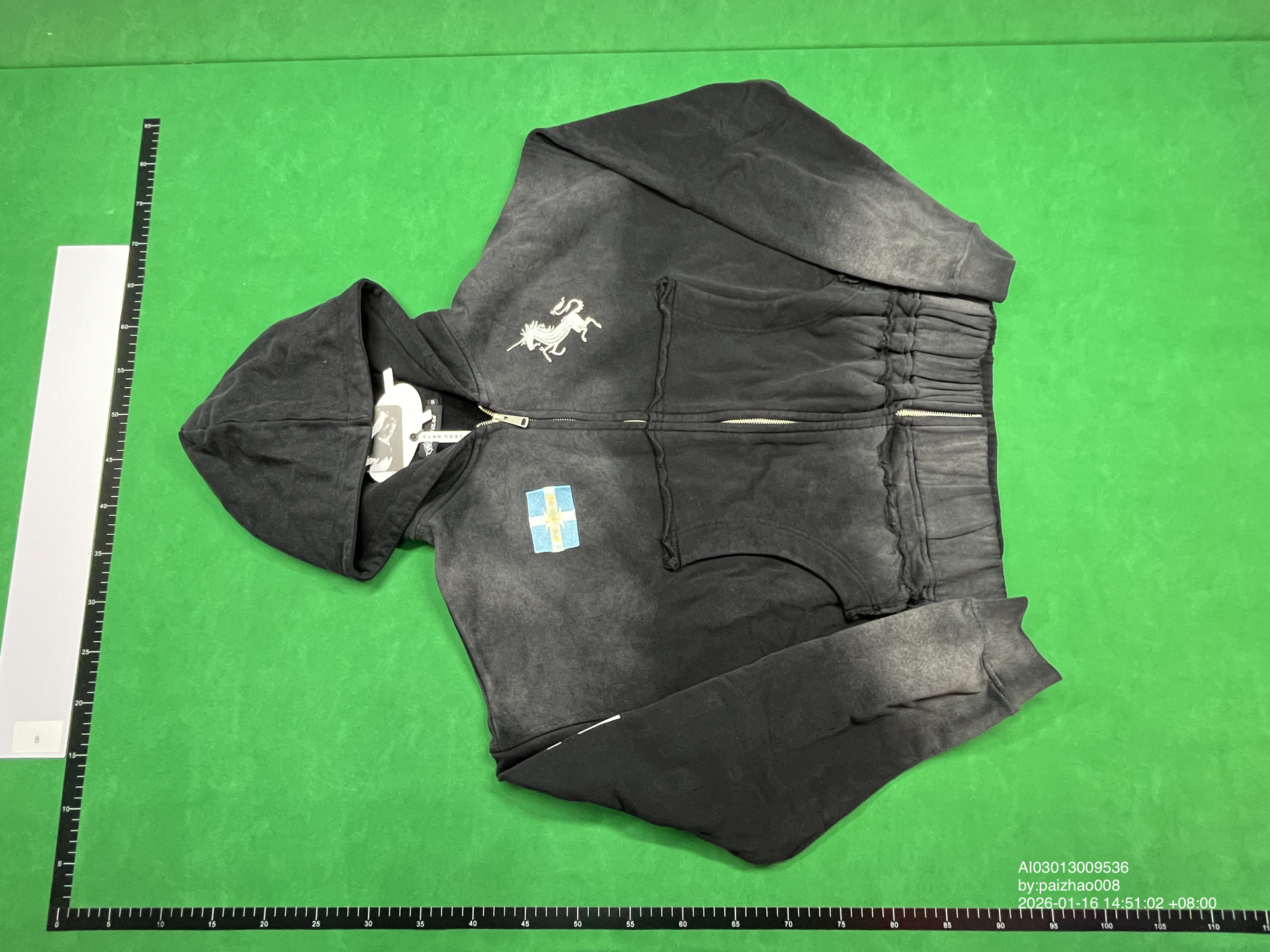 QC Photo - KLICK CLAK Unicorn Zip-Up Hoodie (2 Variants)