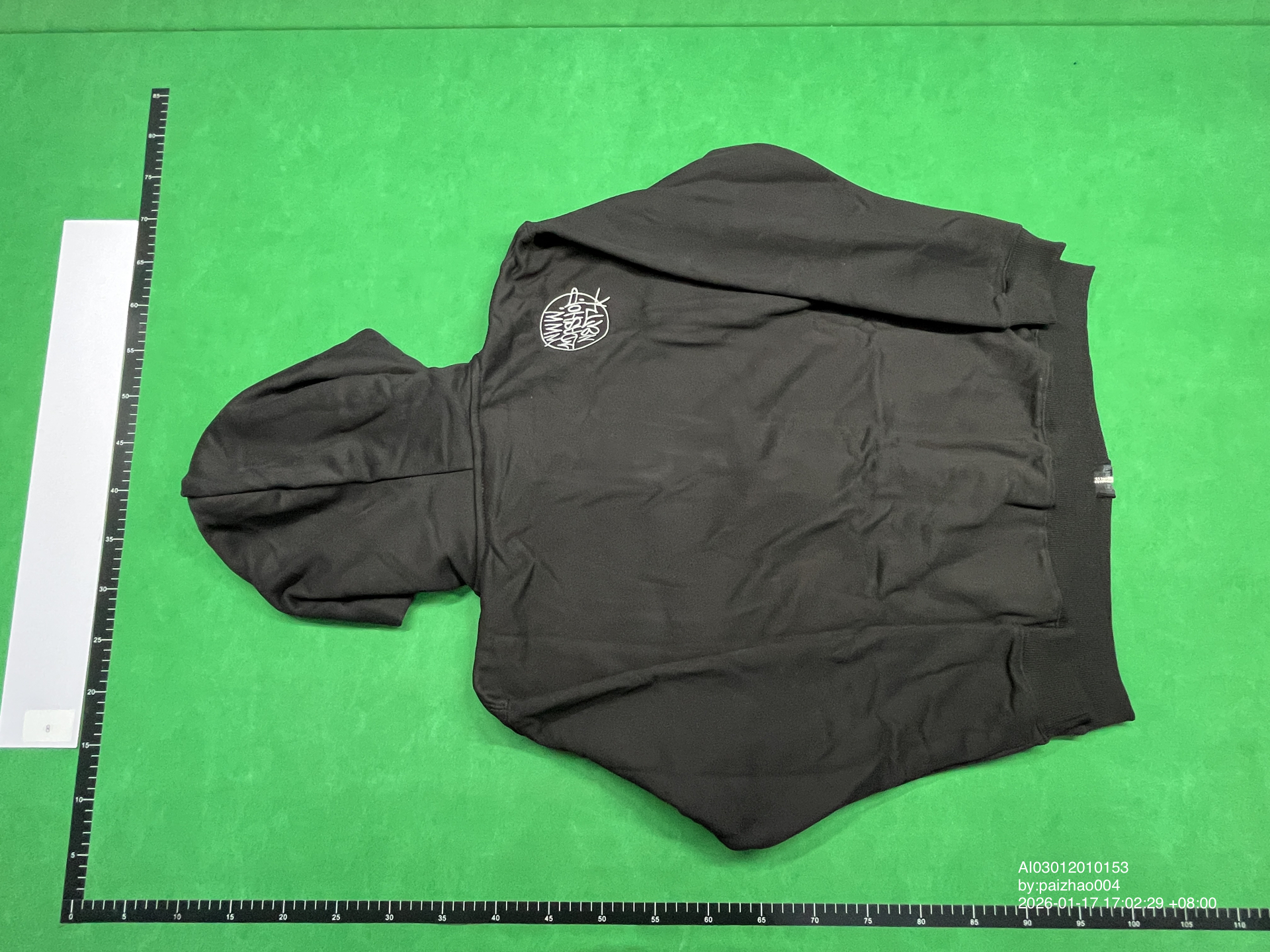 QC Photo - zip hoodie embroidered logo 0731