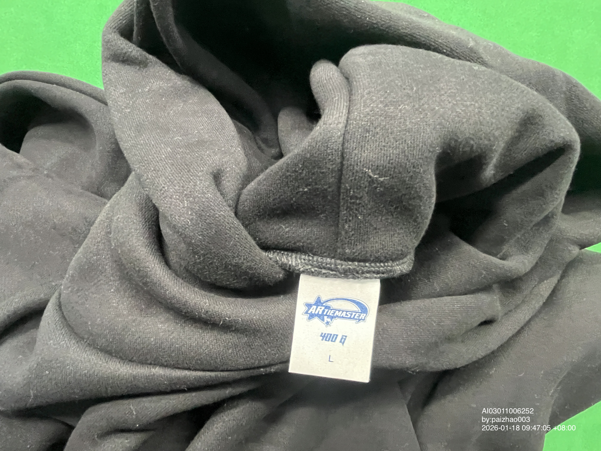 QC Photo - Unbranded Washed Blank Hoodies